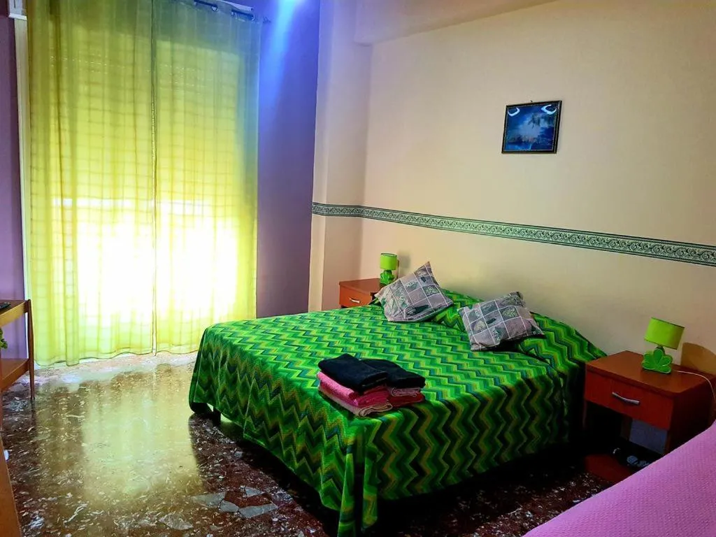 Bed in Vista Mare Rooms