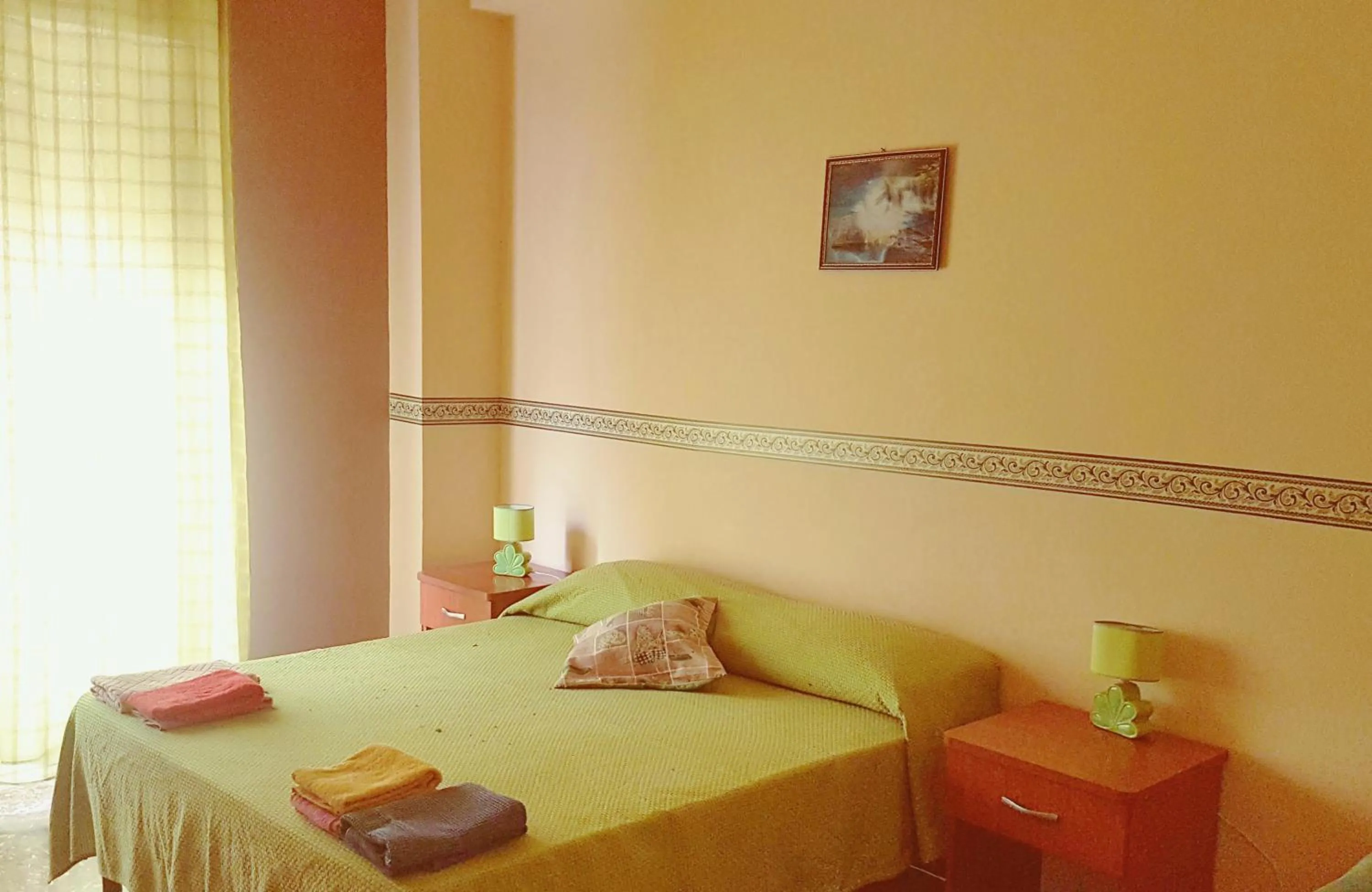 Bed in Vista Mare Rooms