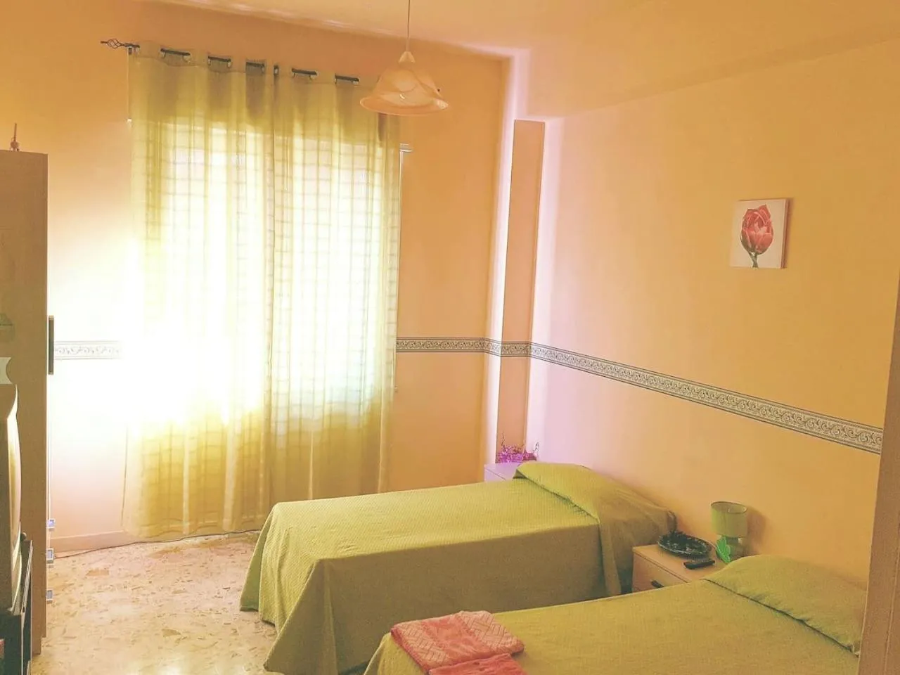 Bed in Vista Mare Rooms