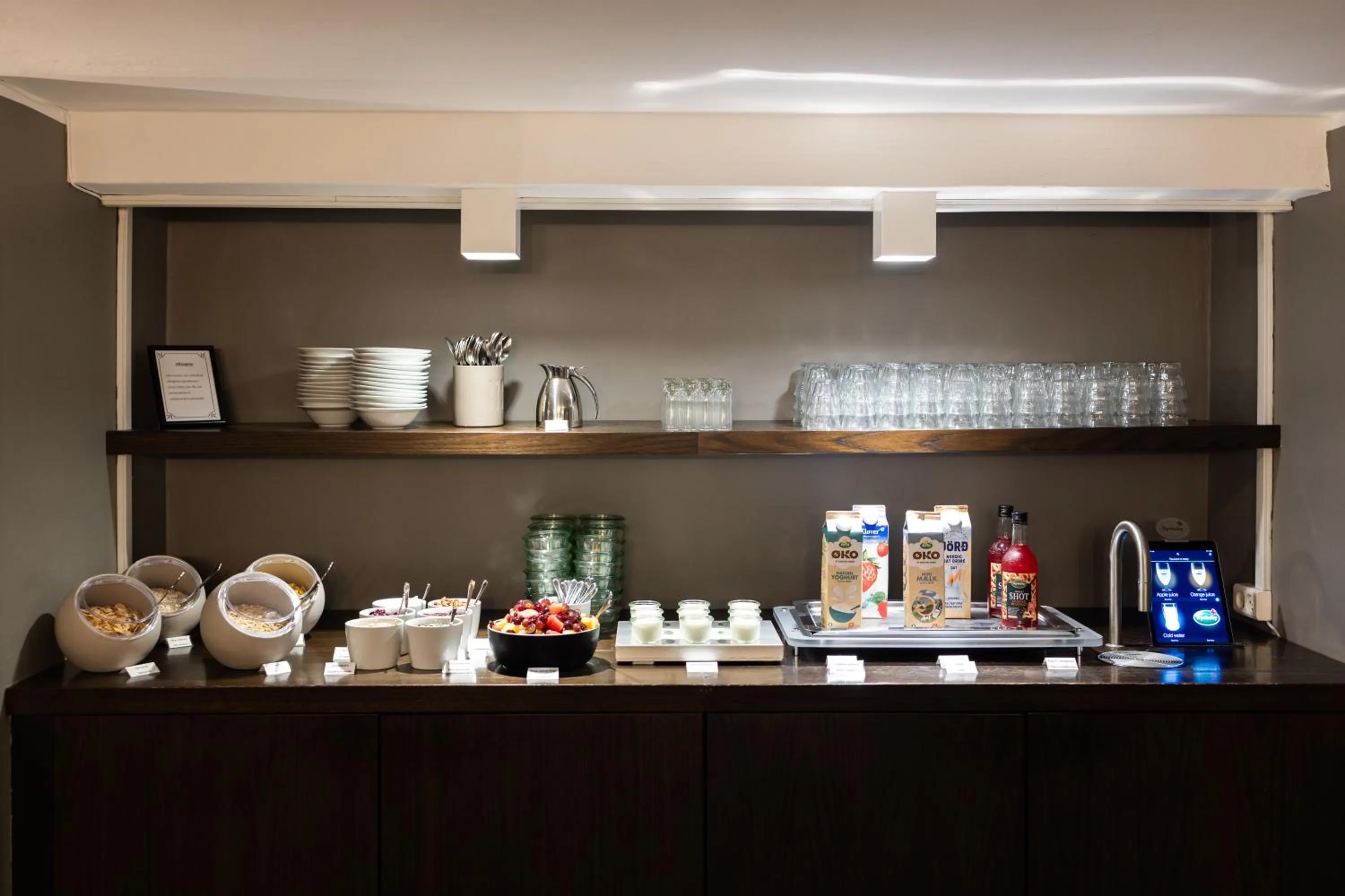 Buffet breakfast in Milling Hotel Ritz Aarhus City