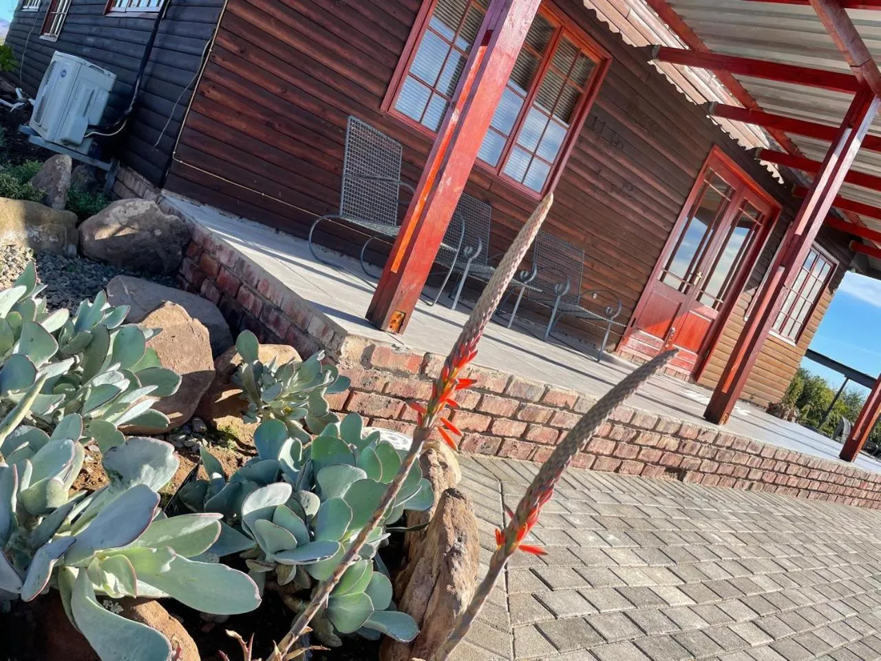 Patio in Klein Karoo Game Lodge