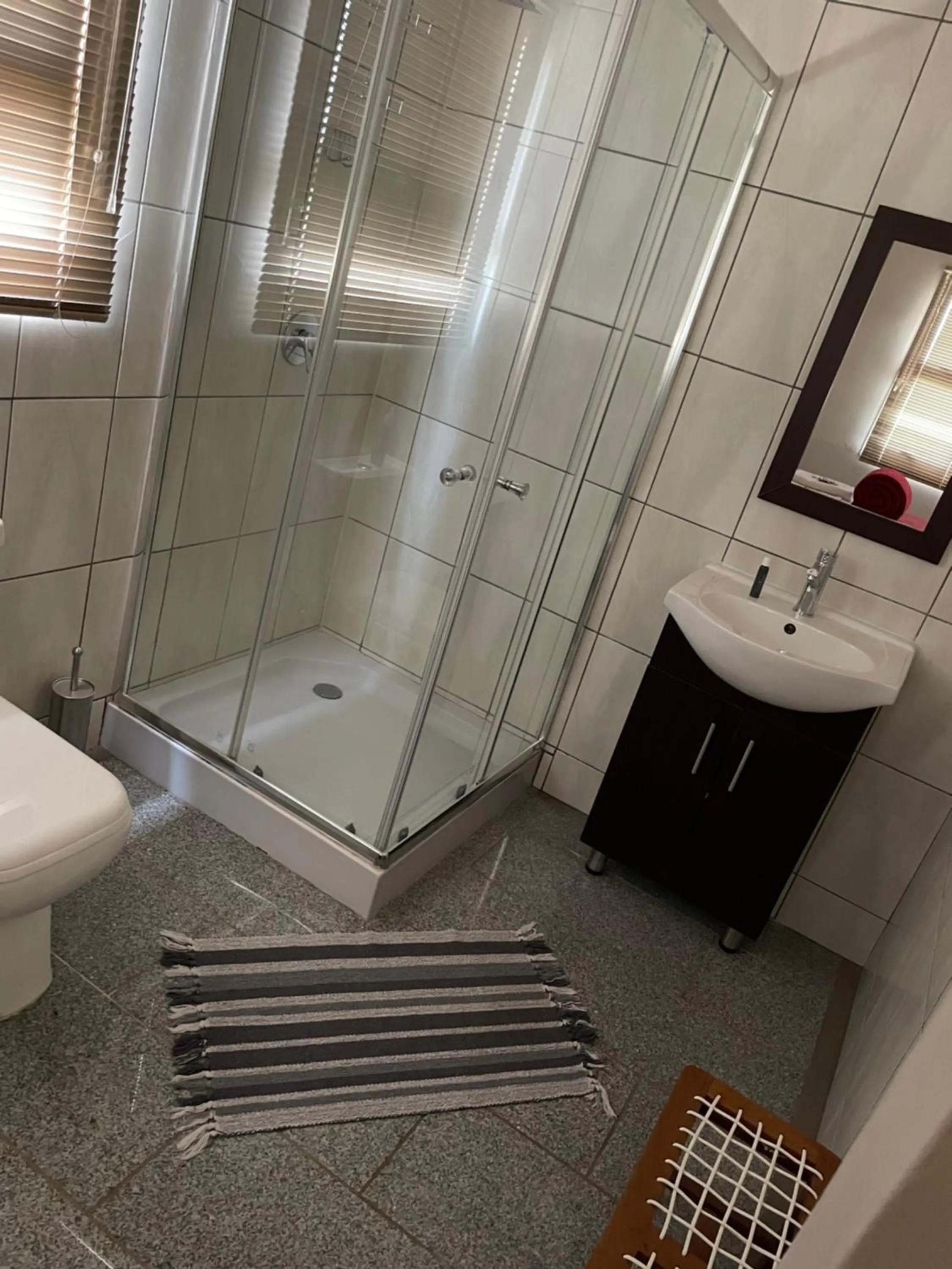 Shower in Klein Karoo Game Lodge