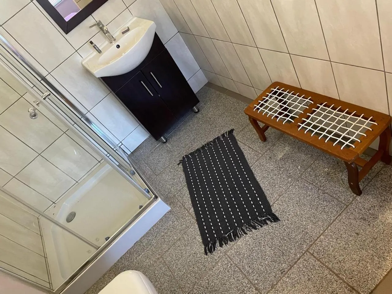 Shower in Klein Karoo Game Lodge