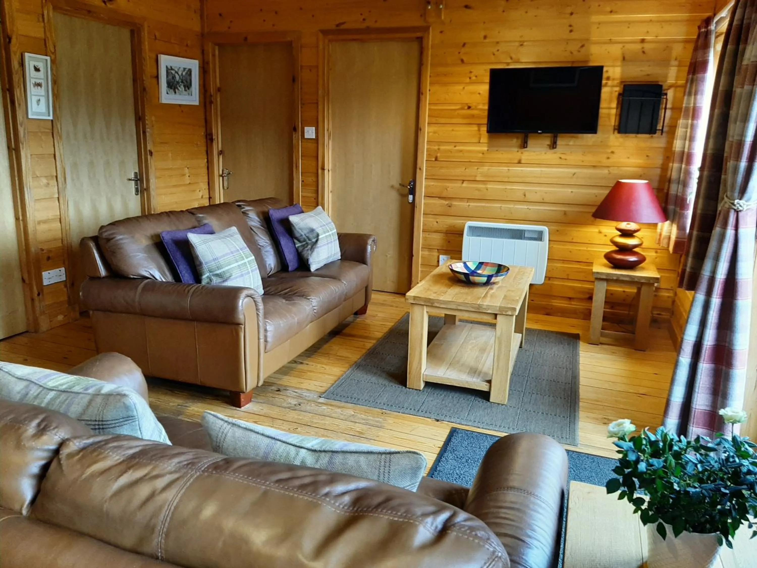 Living room in Tayview Lodges