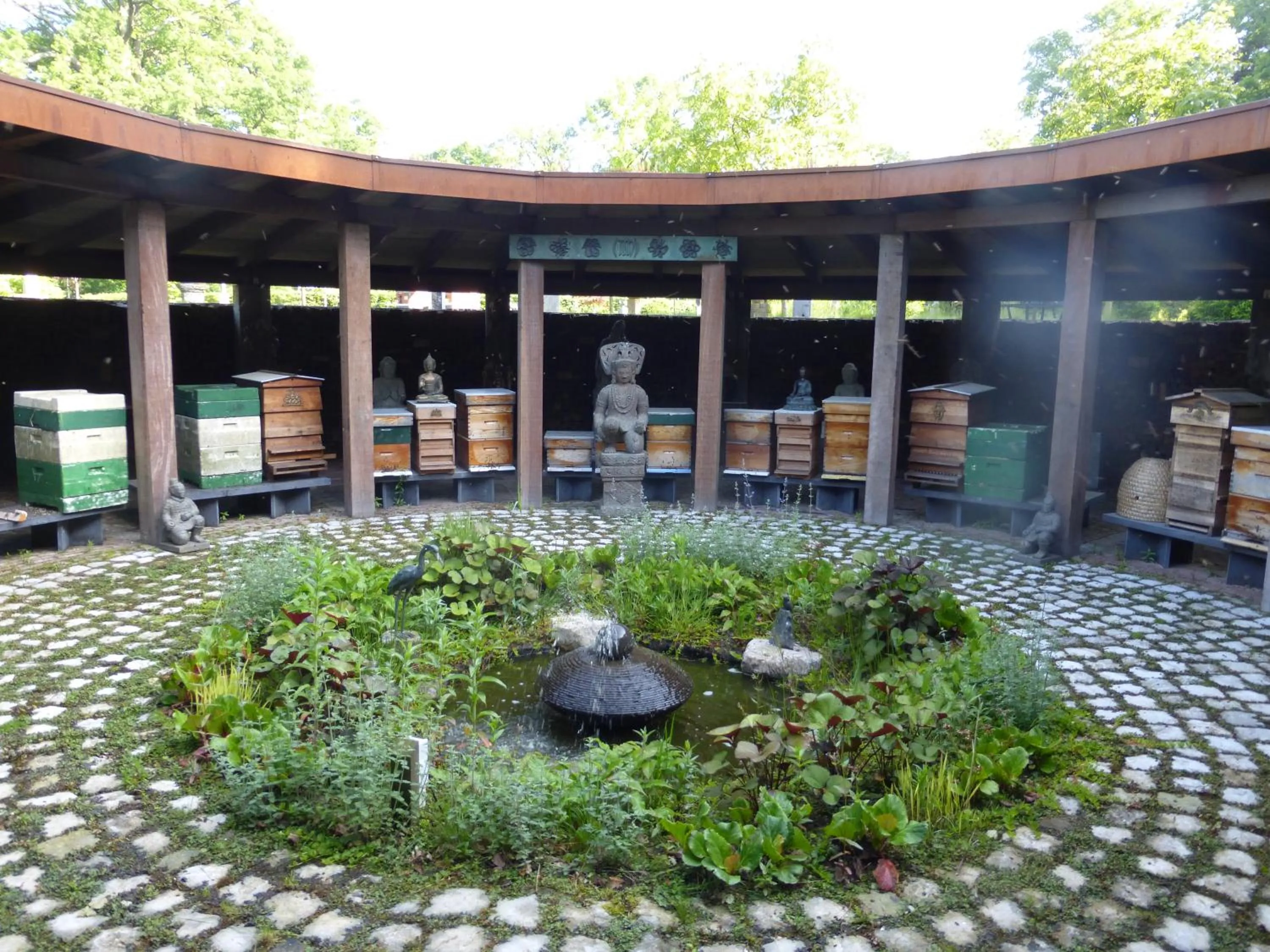 Patio in de zanderij