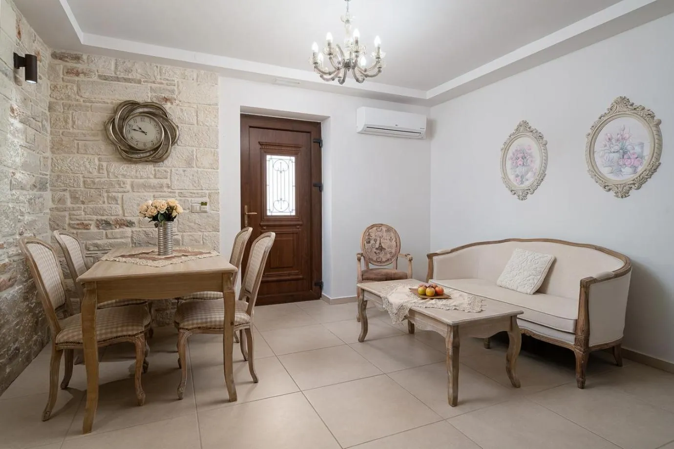 Living room in Orelia Cretan Deluxe Apartments