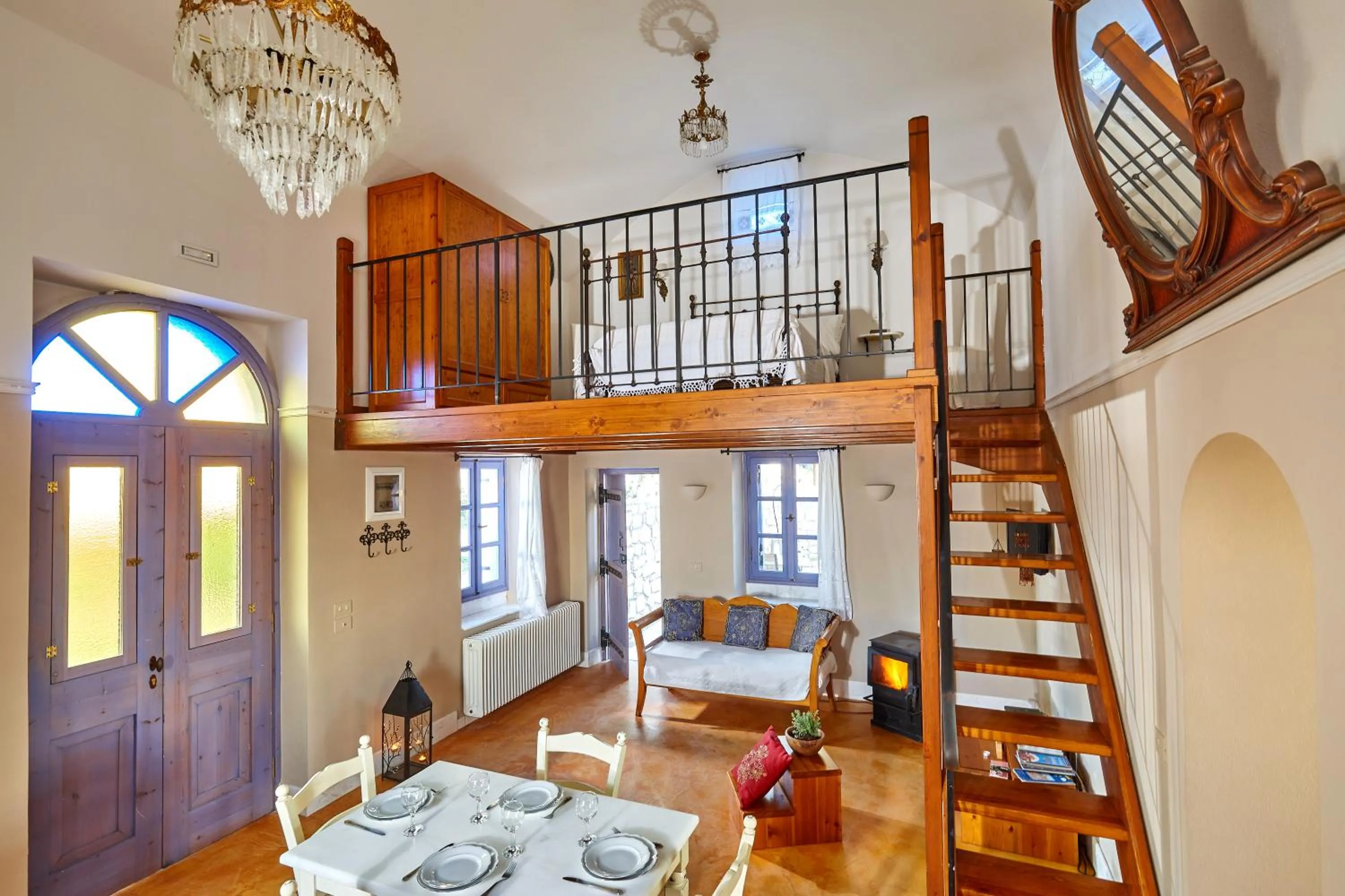 Living room in Orelia Cretan Deluxe Apartments
