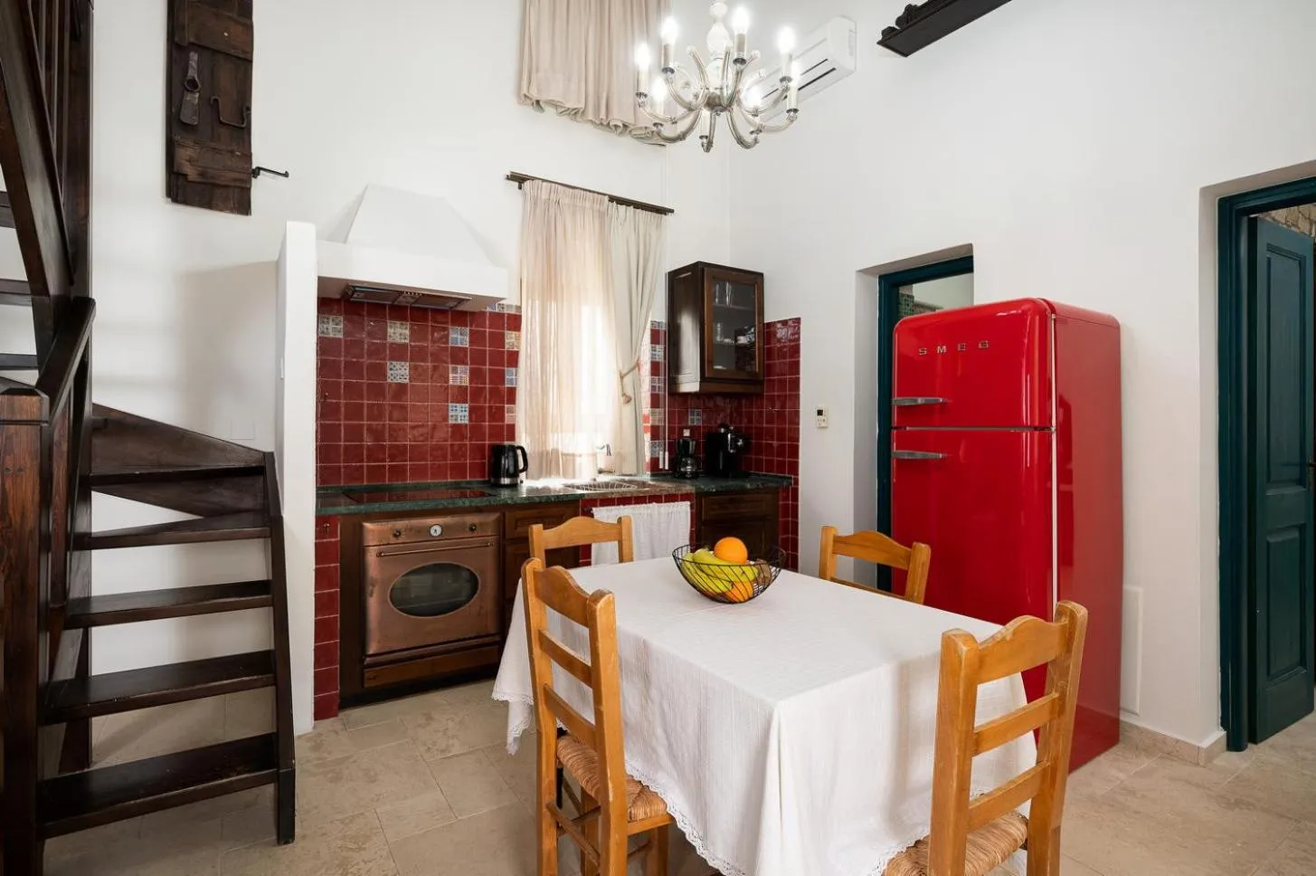Kitchen or kitchenette in Orelia Cretan Deluxe Apartments