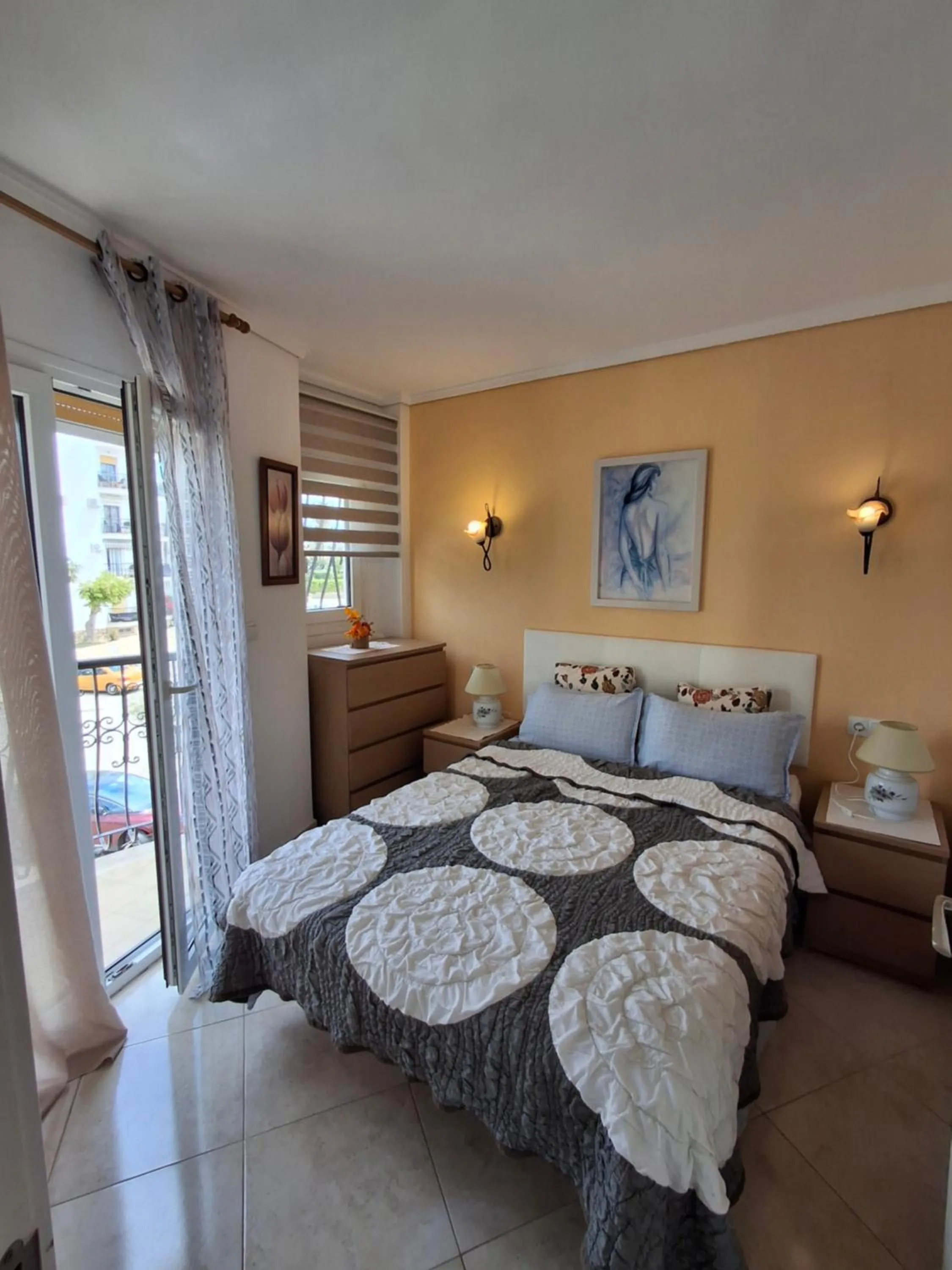 Bed in Apartamento Orange