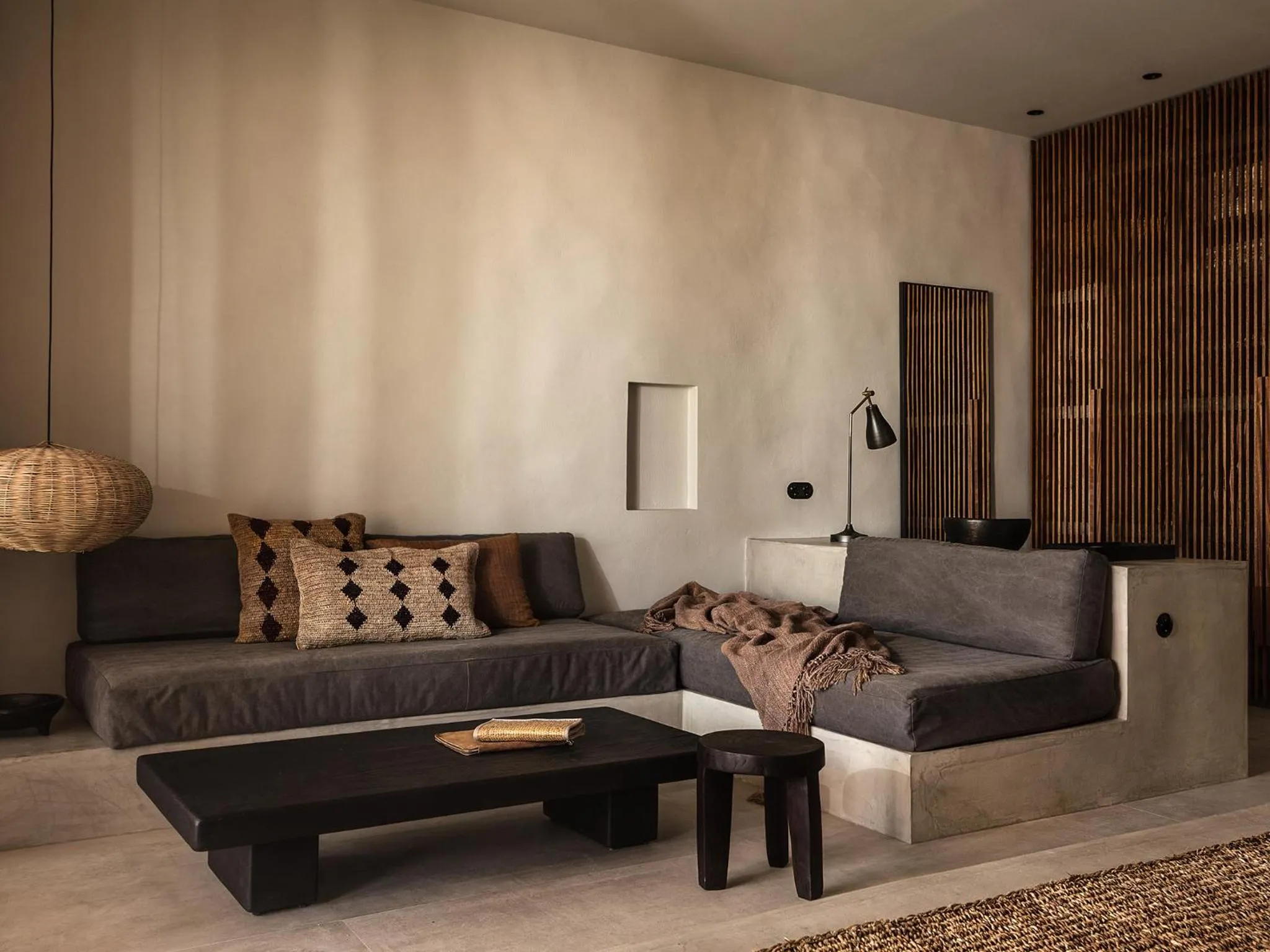 Living room in OKU Kos