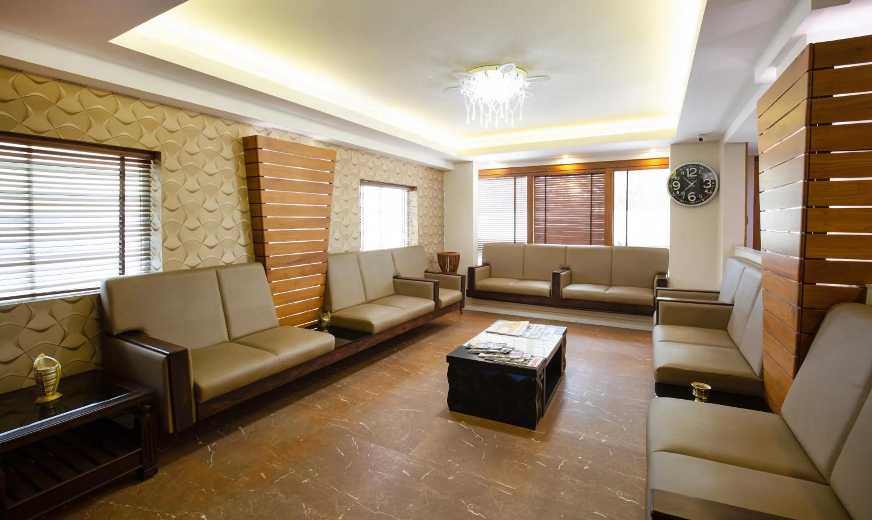 Seating area in Treebo The Qasr