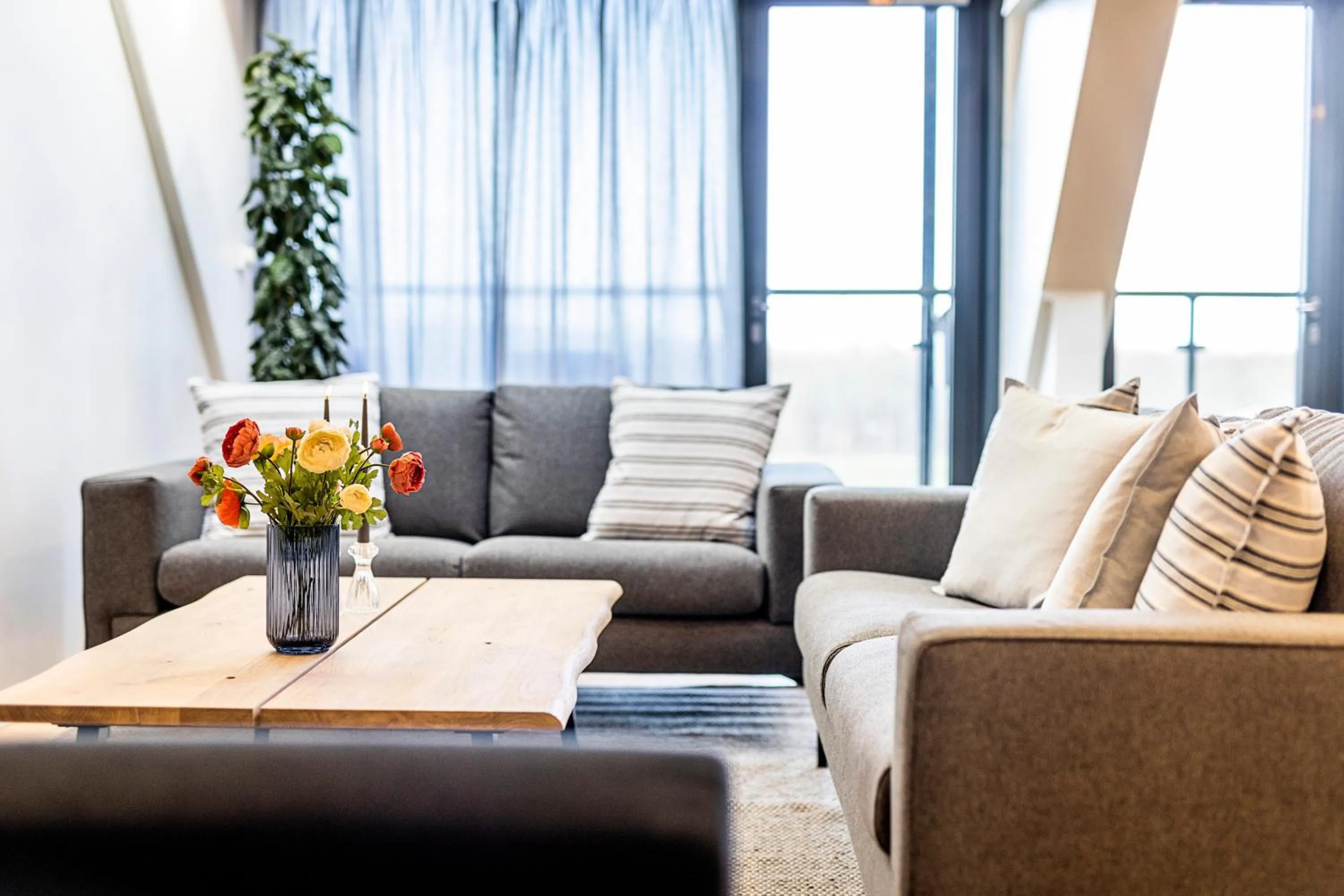 Seating area in Idrættens Hus Hotel og Konference