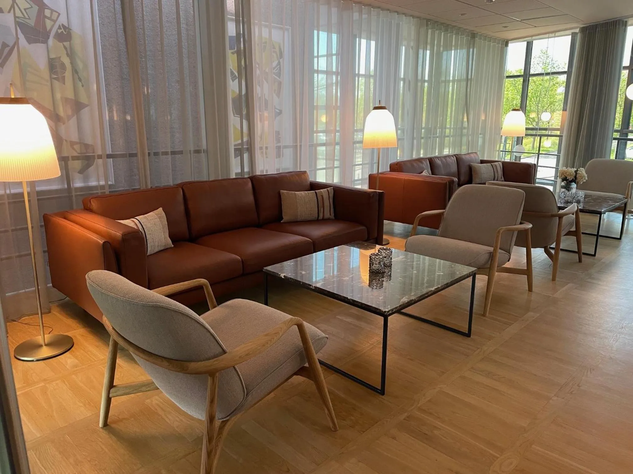 Living room in Idrættens Hus Hotel og Konference