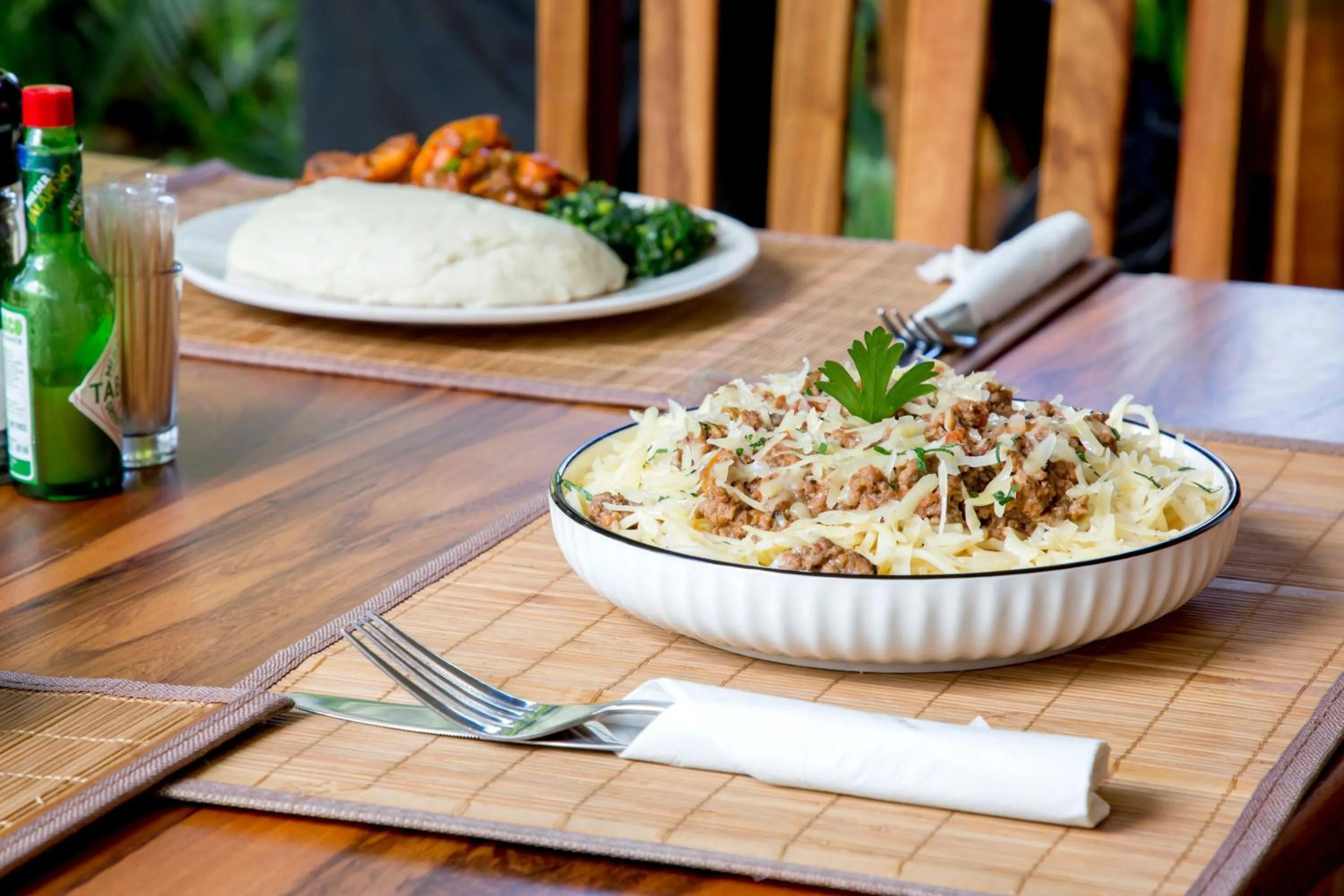 Food and drinks in Livingstone Lodge