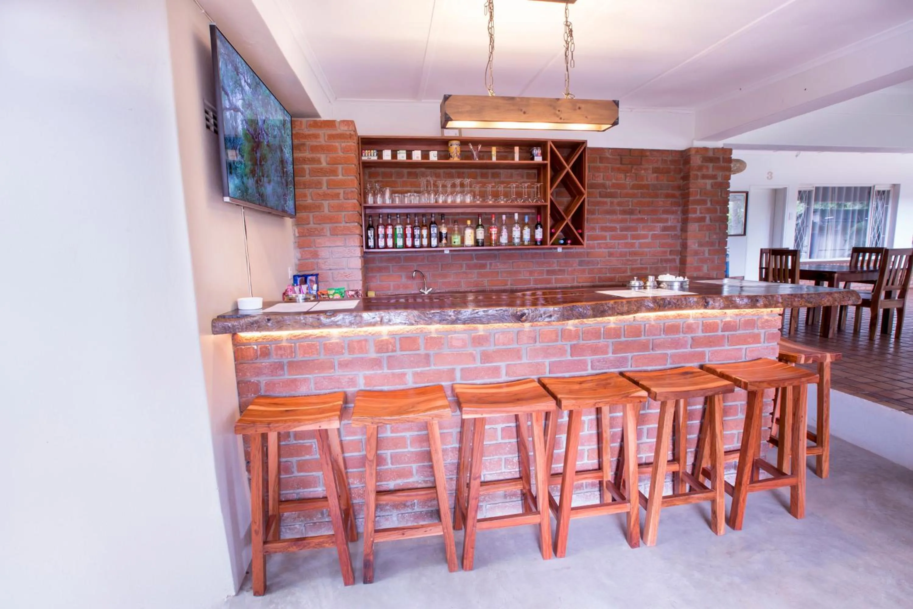 Lounge or bar in Livingstone Lodge