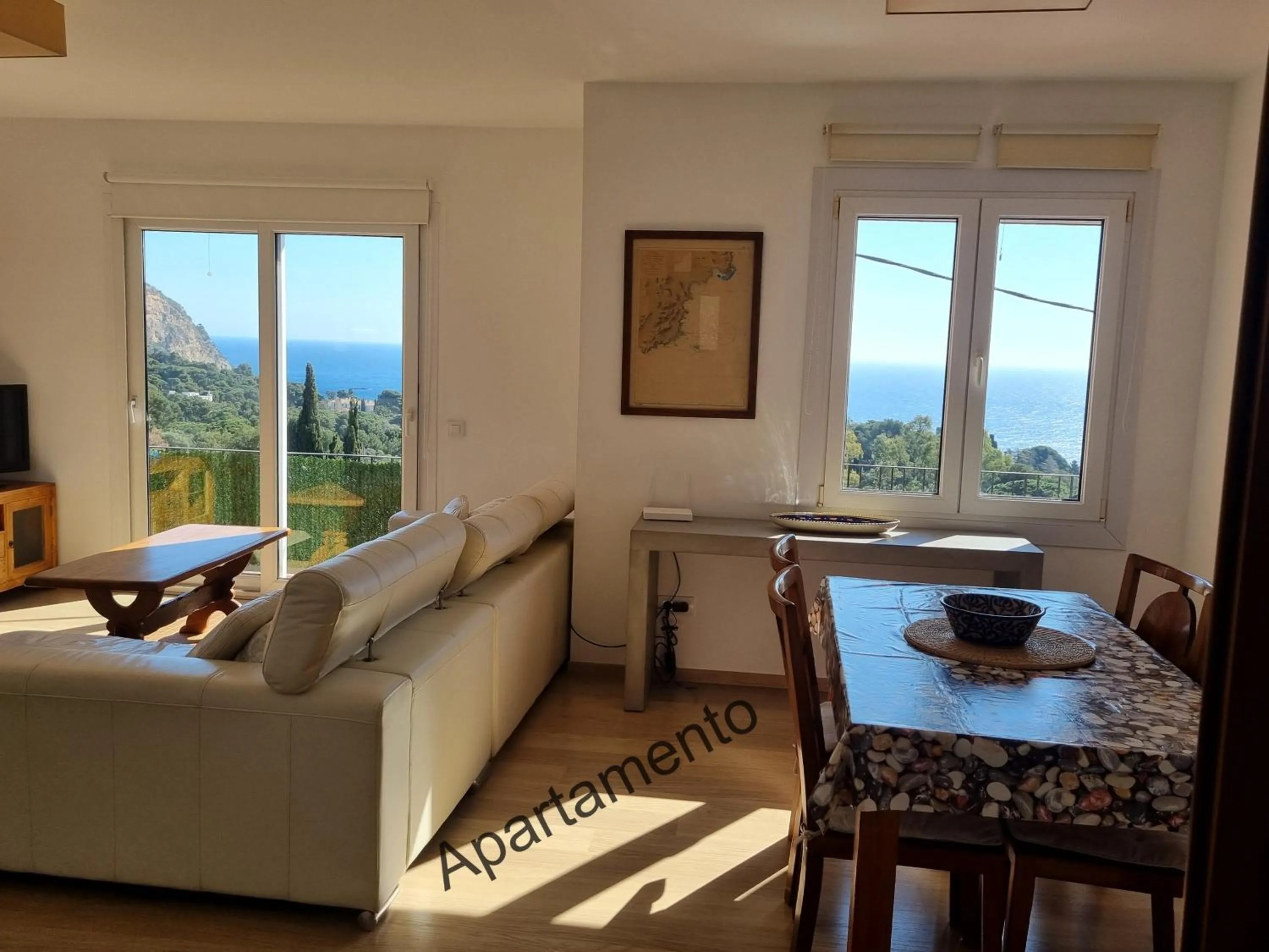 Seating area in Hostal Sa Barraca - Adults Only