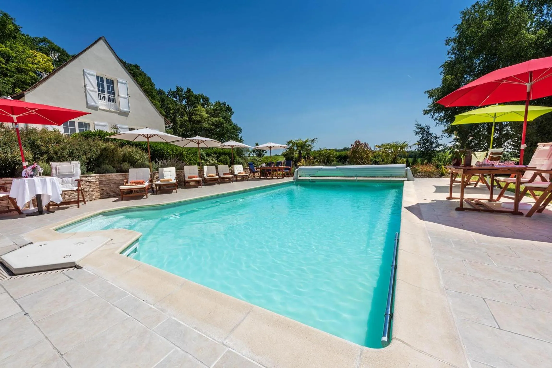 Swimming pool in Domaine du Bois des Anges