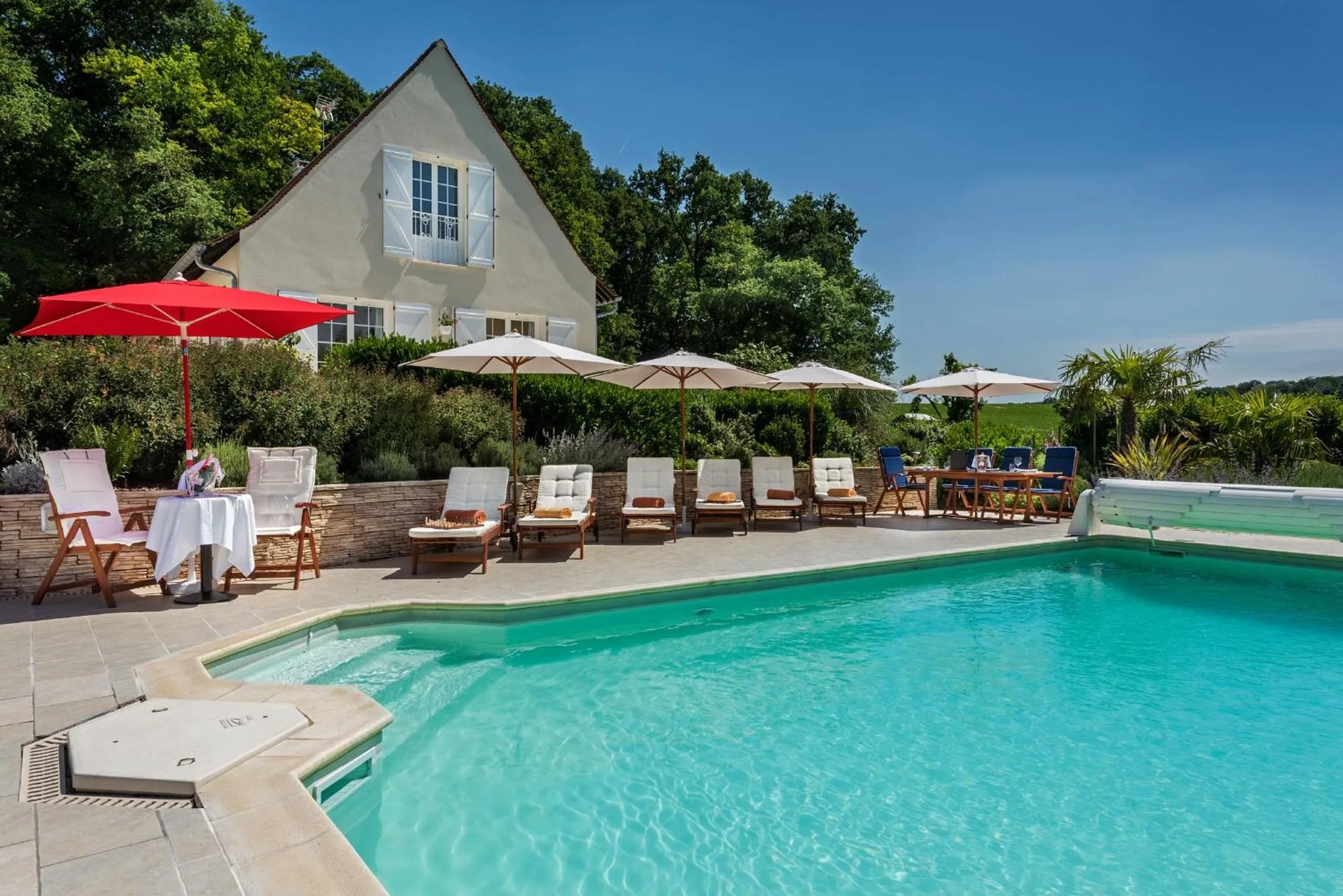 Swimming pool in Domaine du Bois des Anges