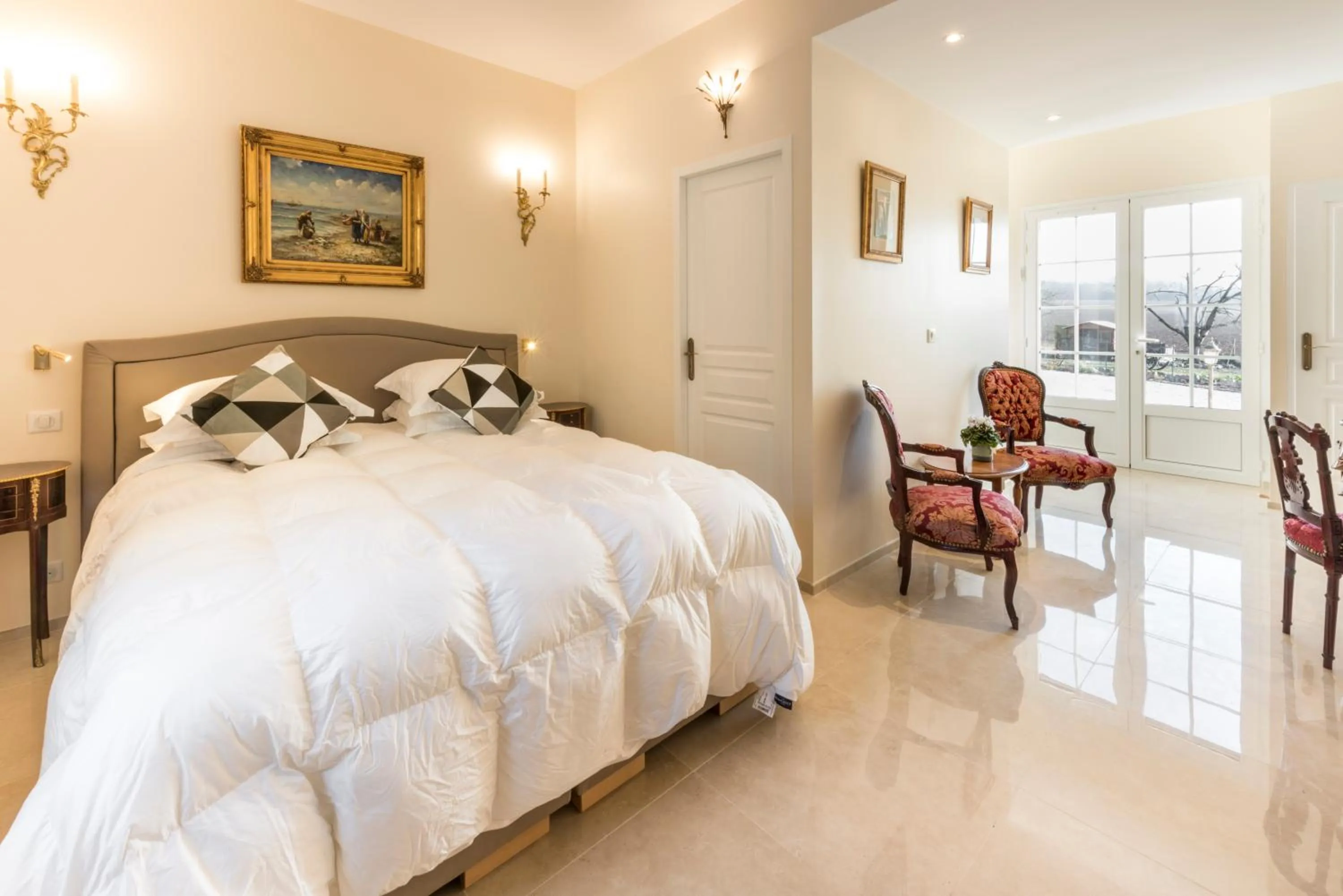 Bedroom, Bed in Domaine du Bois des Anges