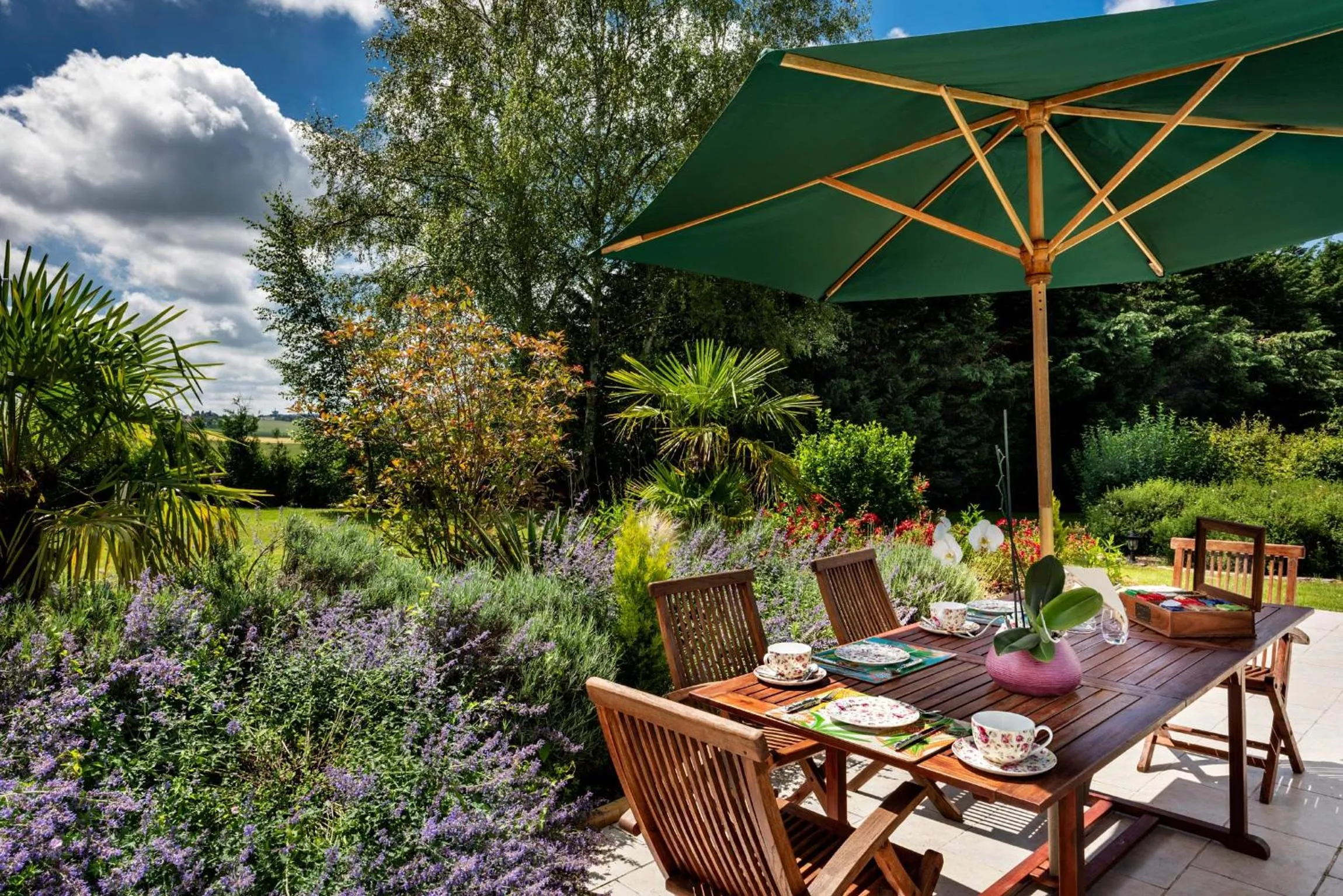 Patio in Domaine du Bois des Anges