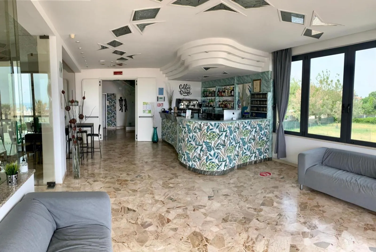 Lobby or reception in Hotel Tritone Rimini