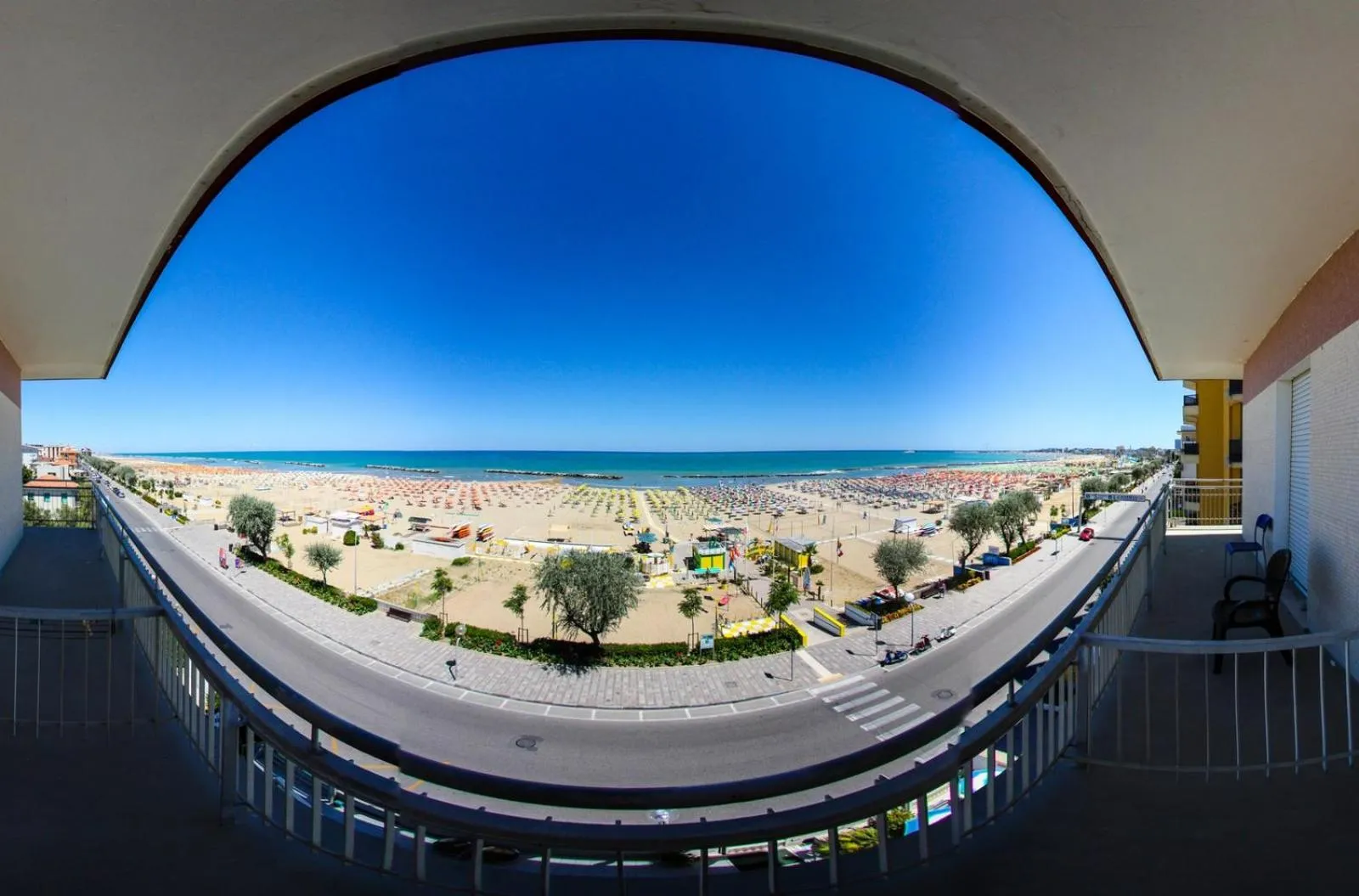 Balcony/Terrace in Hotel Tritone Rimini