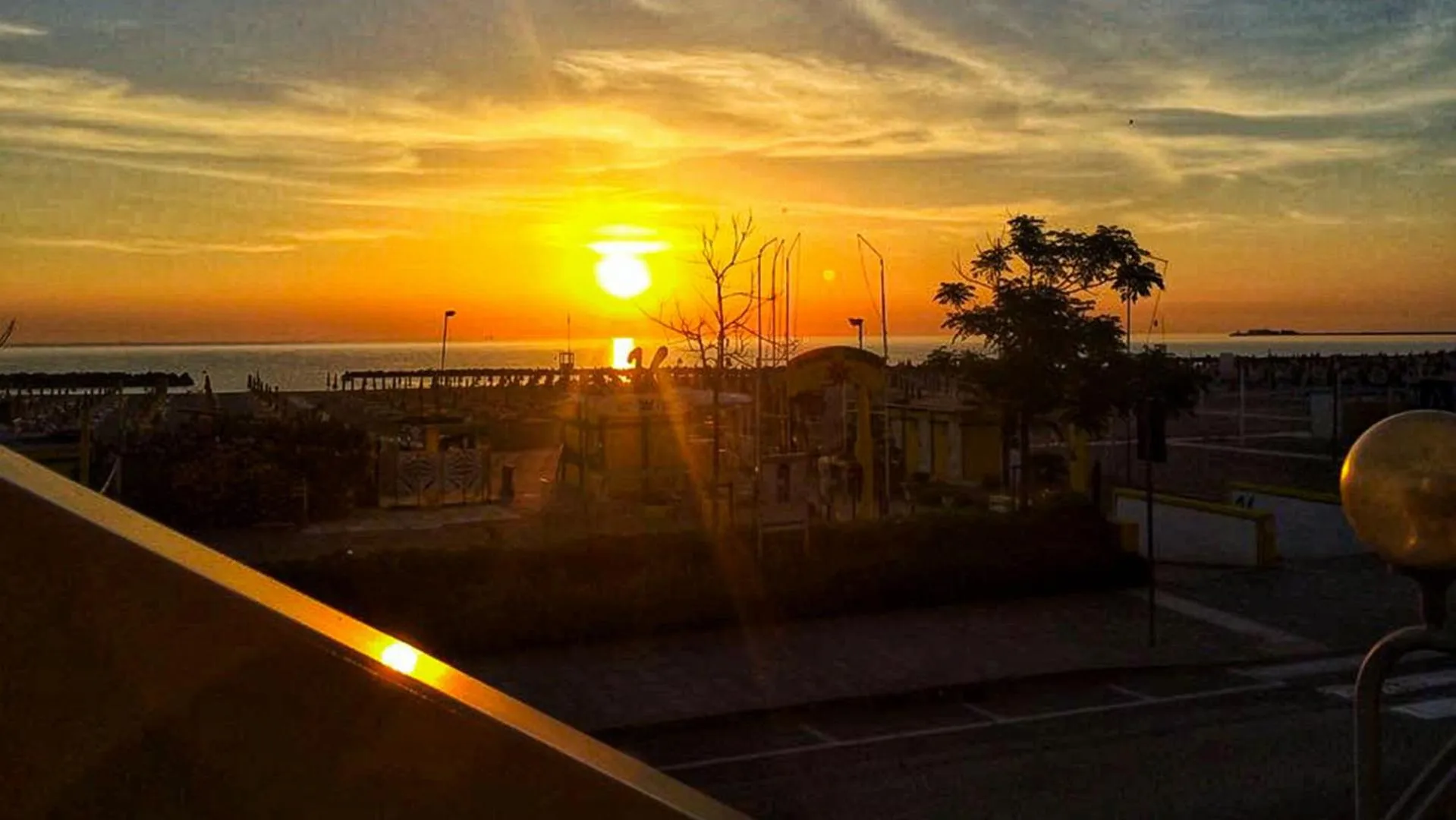 Balcony/Terrace in Hotel Tritone Rimini