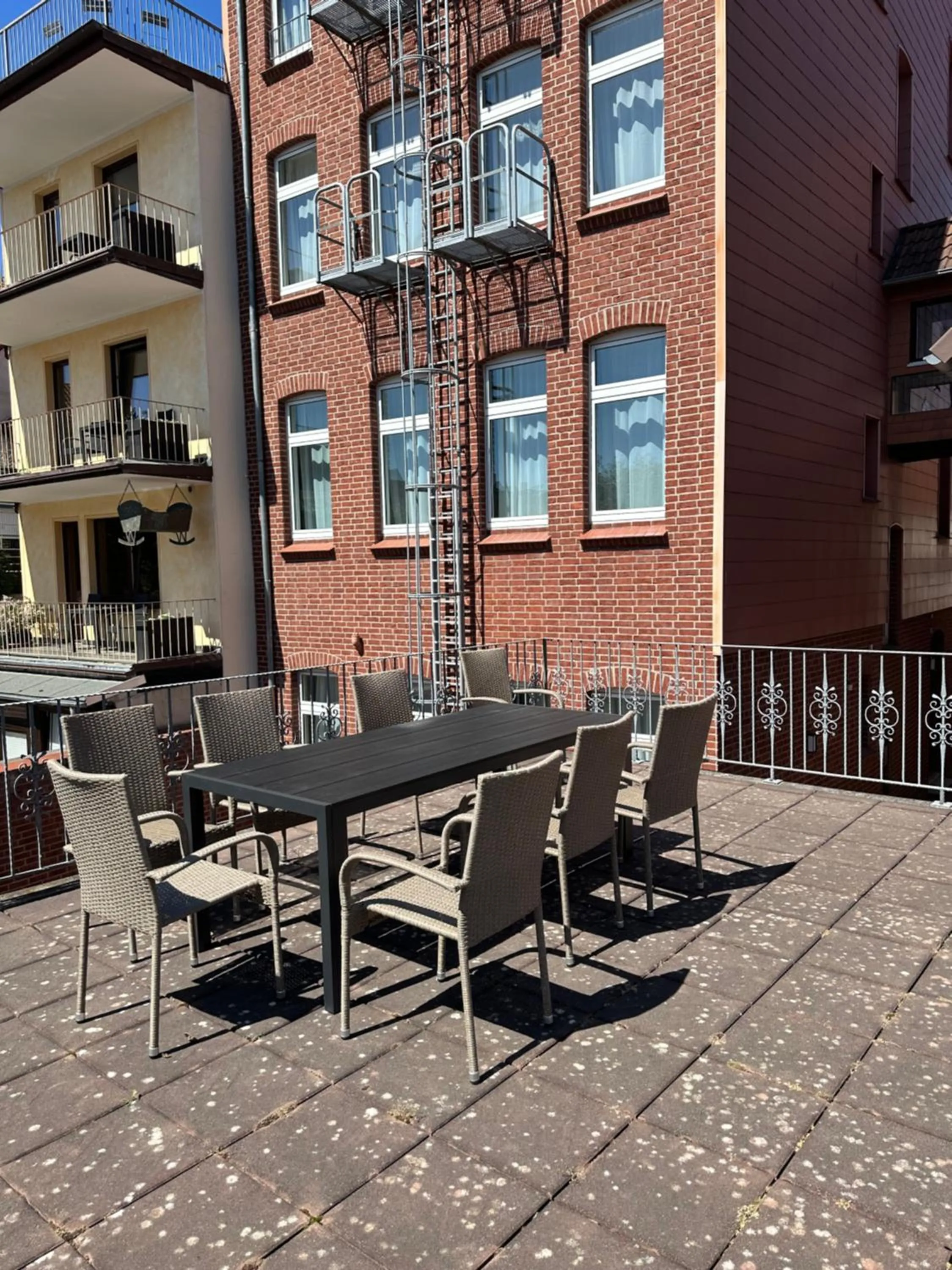 Balcony/Terrace in City Hotel Hameln