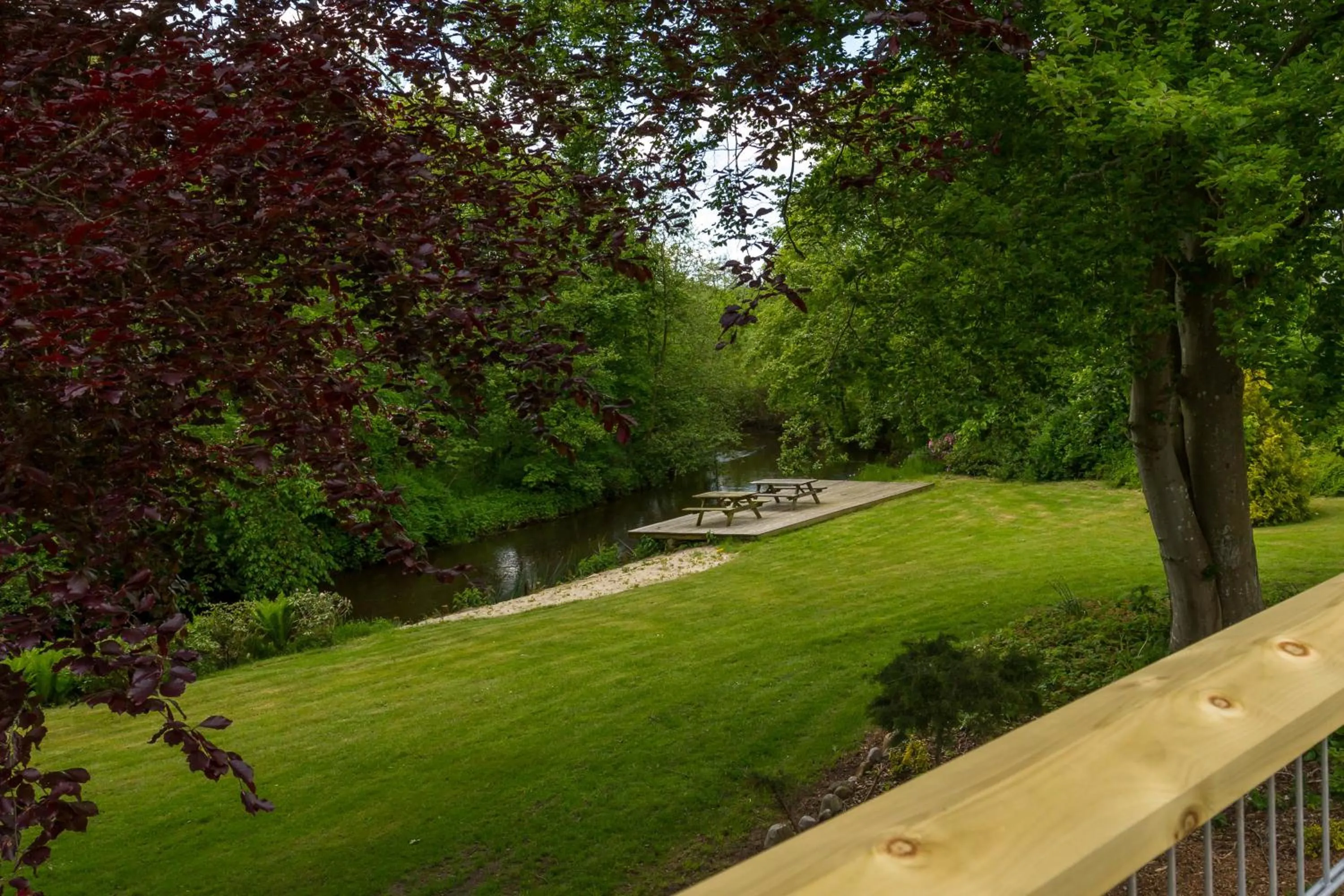 Garden in Sdr. Omme Kro & Hotel