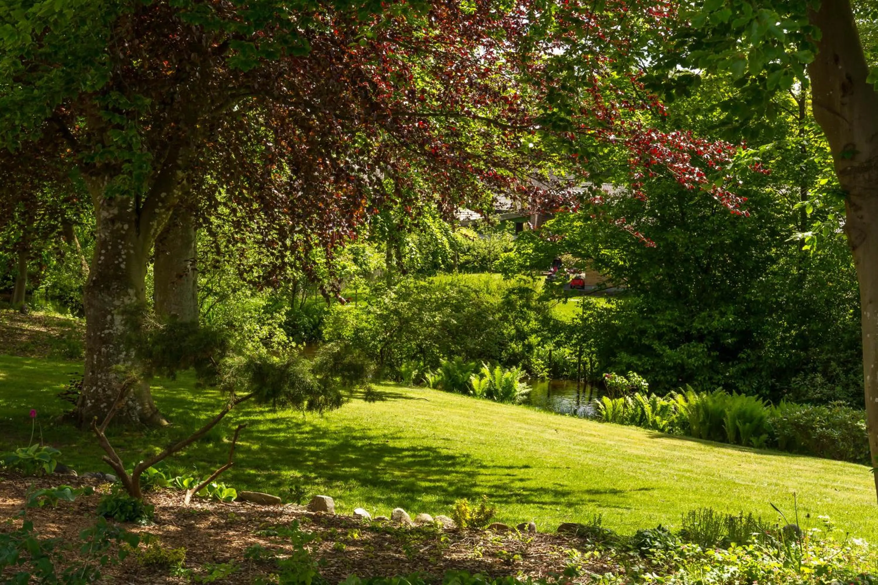 Garden in Sdr. Omme Kro & Hotel