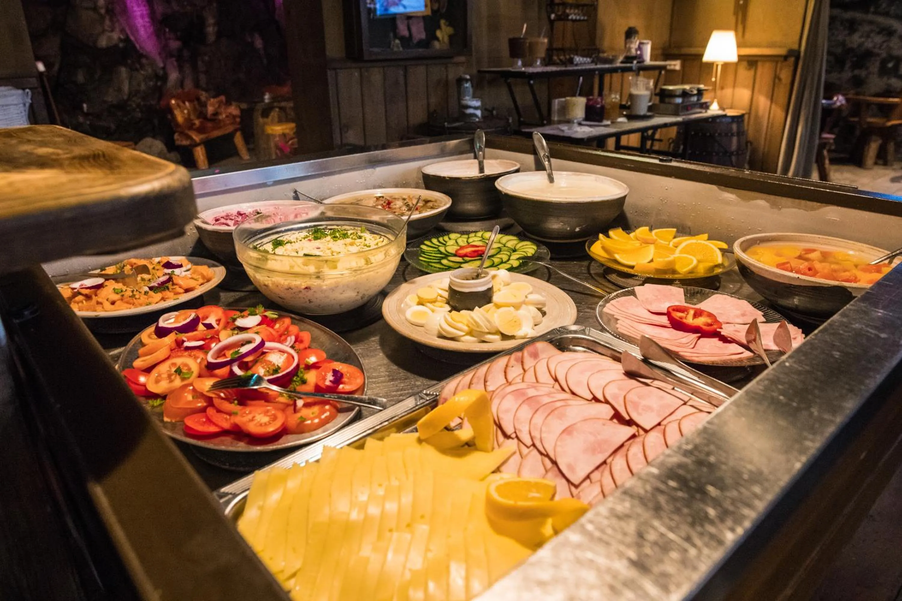 Buffet breakfast in Hotel Viking