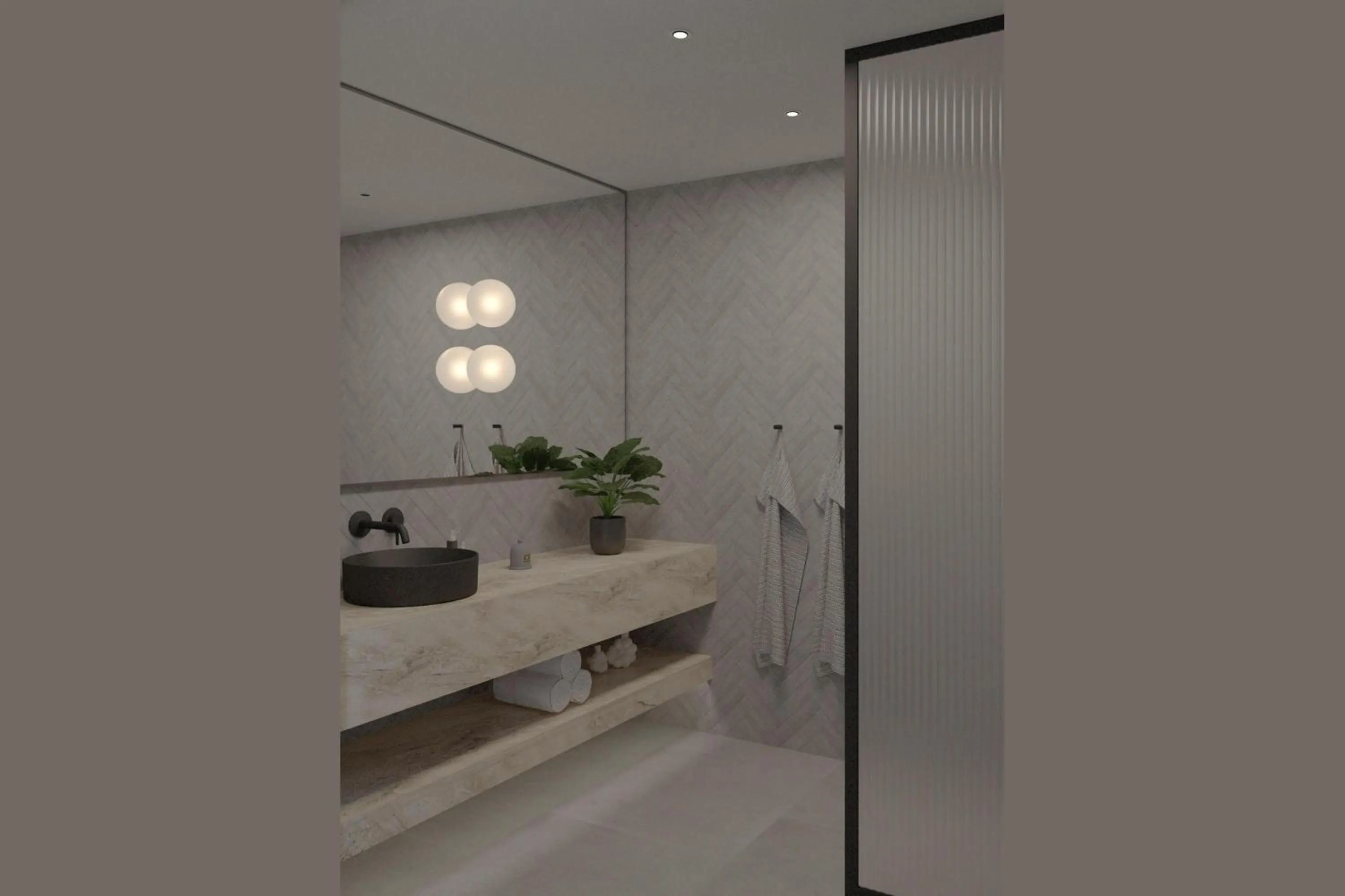 Bathroom in Hotel Viking