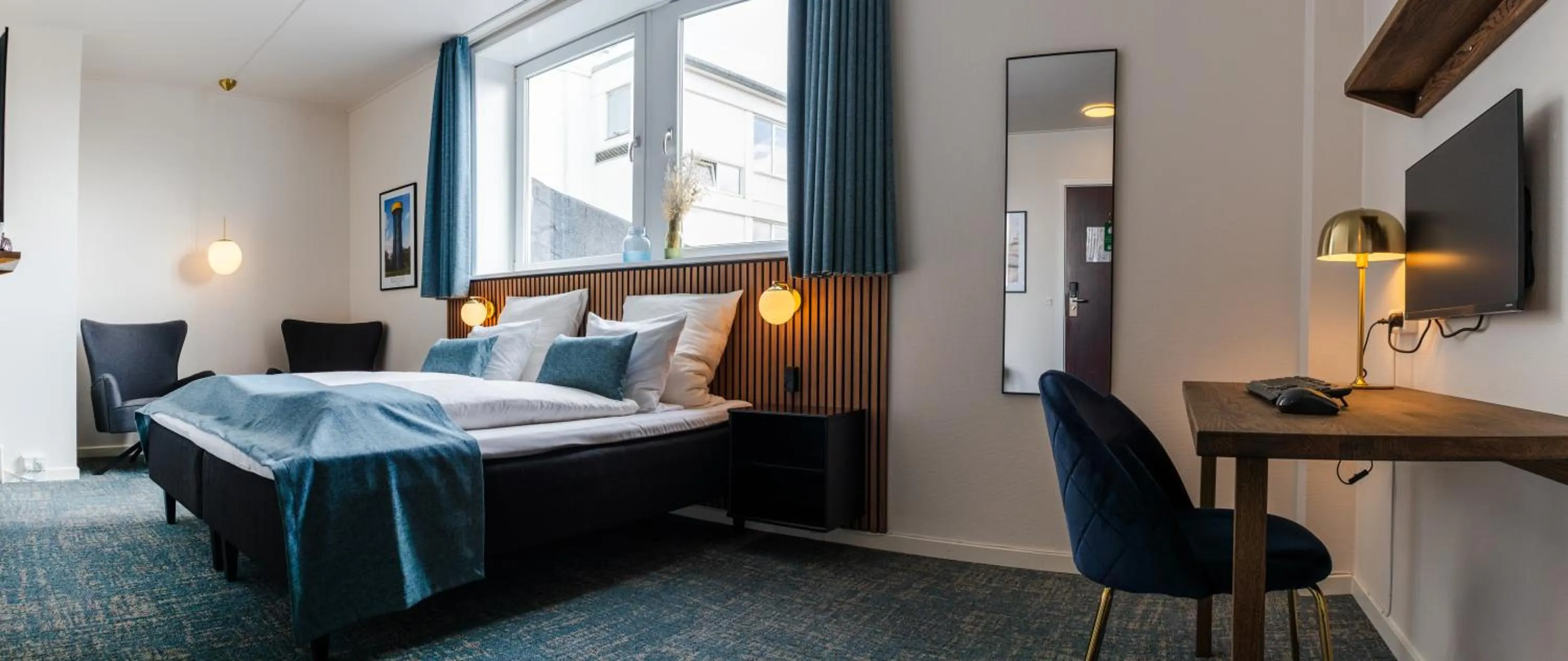 Bed in Hotel Phønix Hjørring