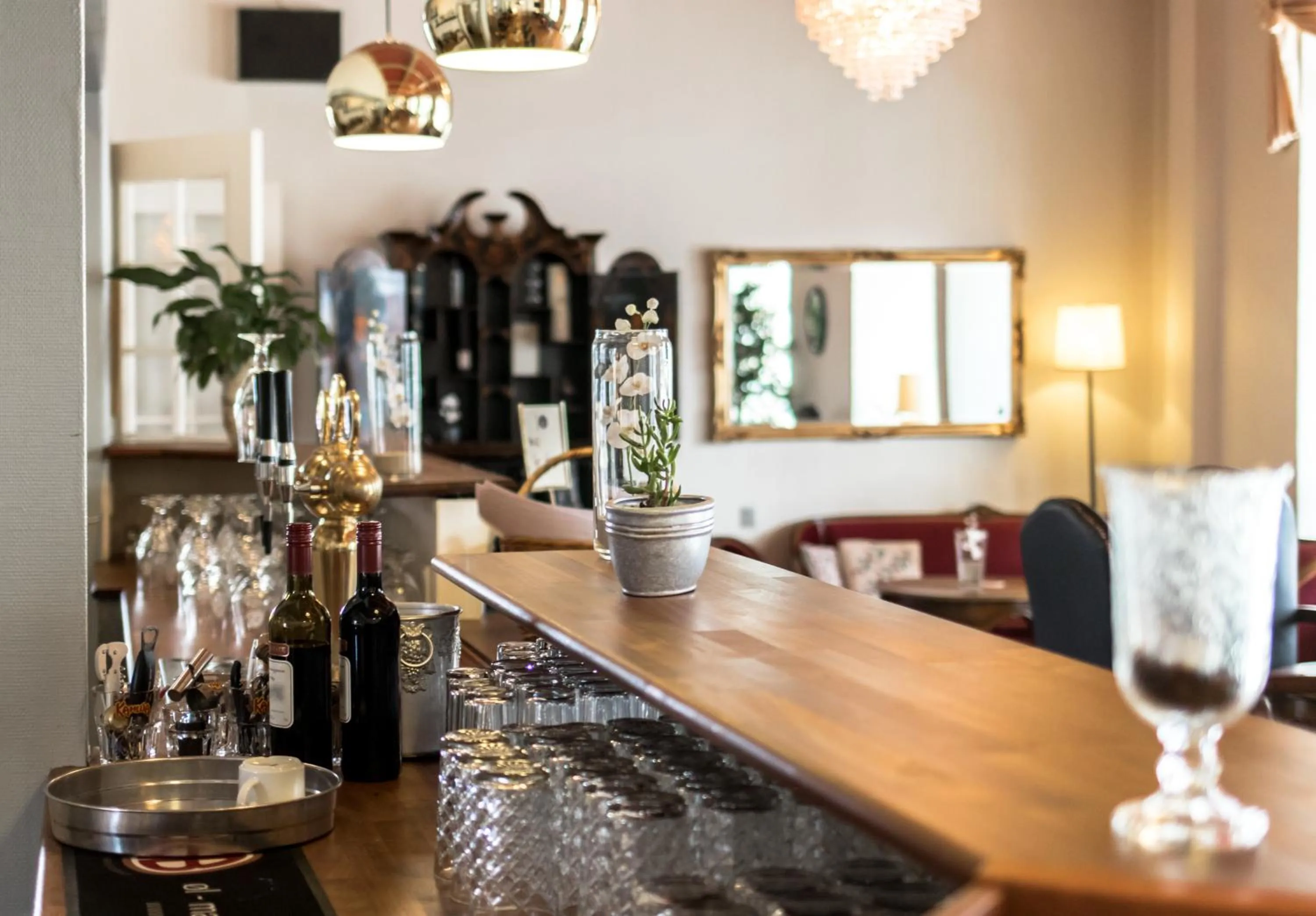 Lounge or bar in Hotel Phønix Hjørring