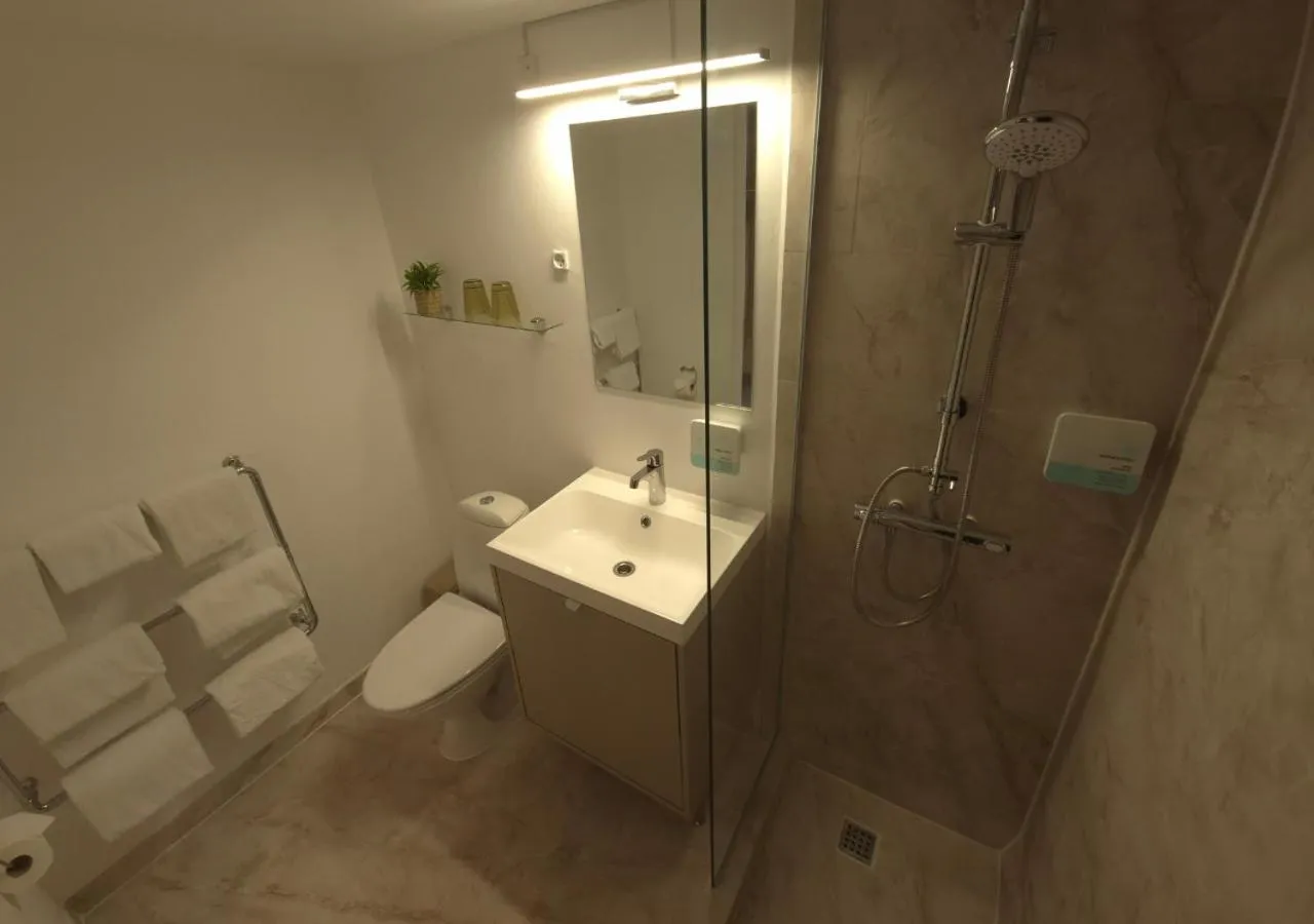 Bathroom in Hotel Phønix Hjørring