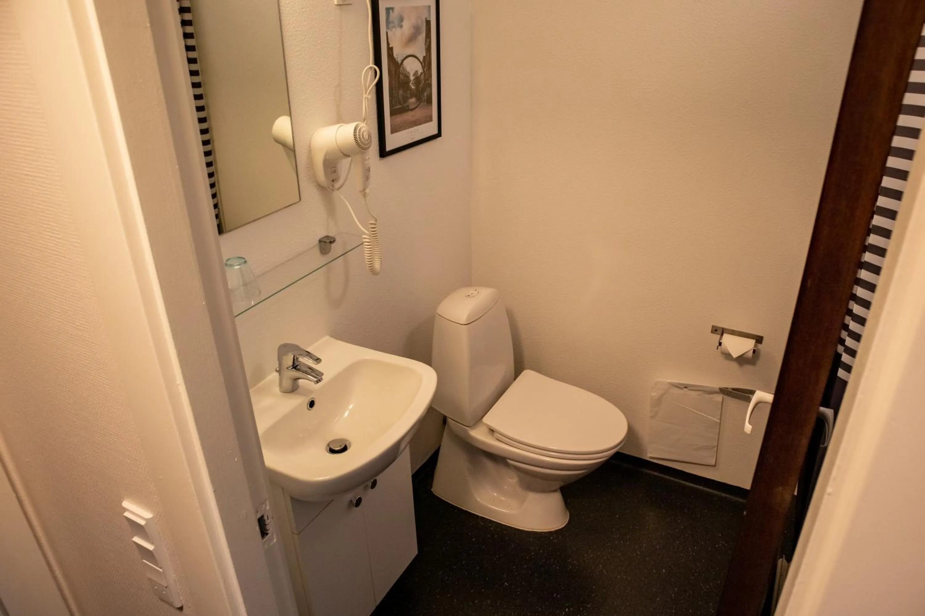 Toilet in Hotel Phønix Hjørring