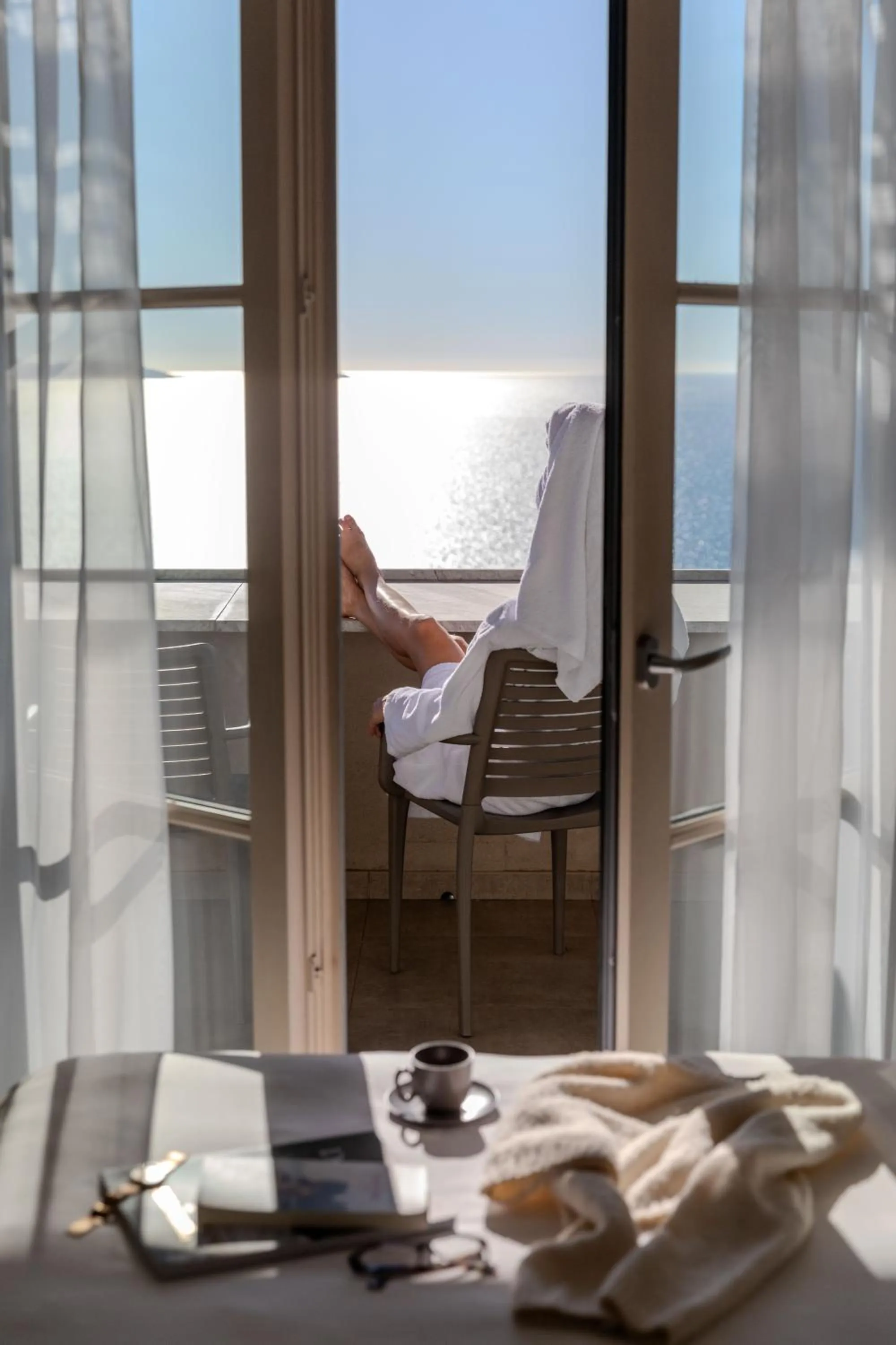 Property building in Hôtel La Villa Douce