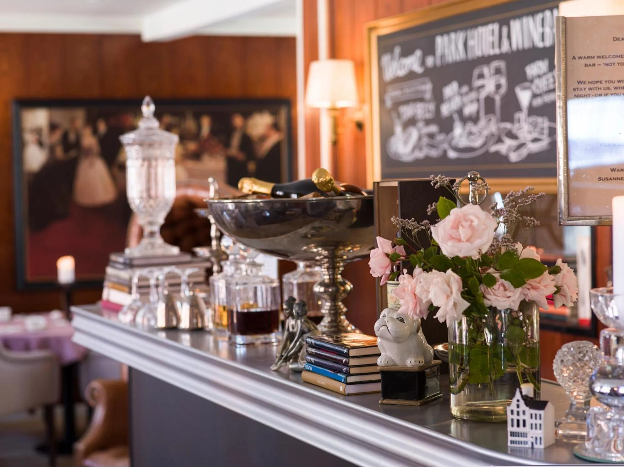 Lobby or reception in Park Hotel & Vinbar