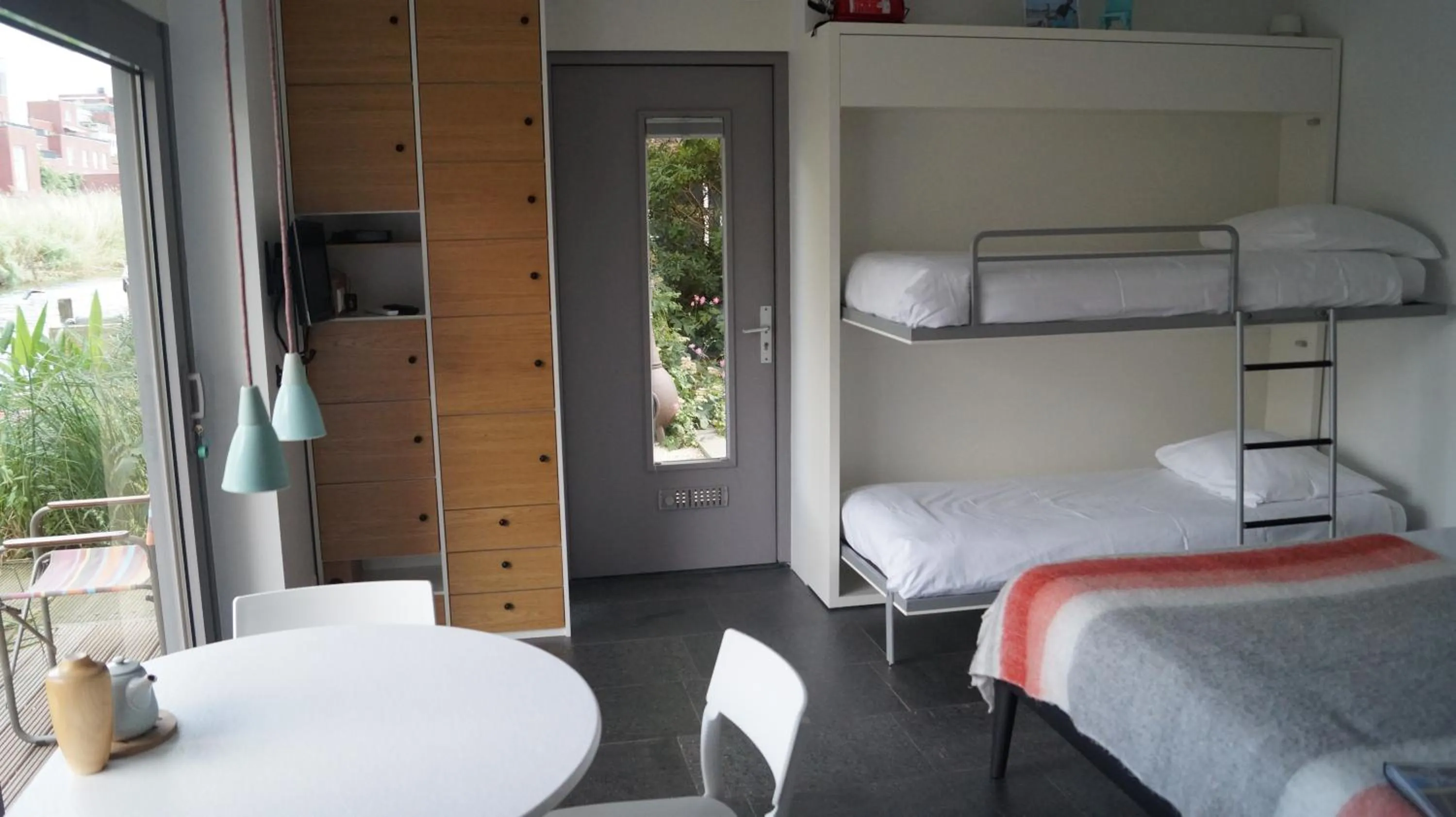 Living room, Bed in Room With A Few