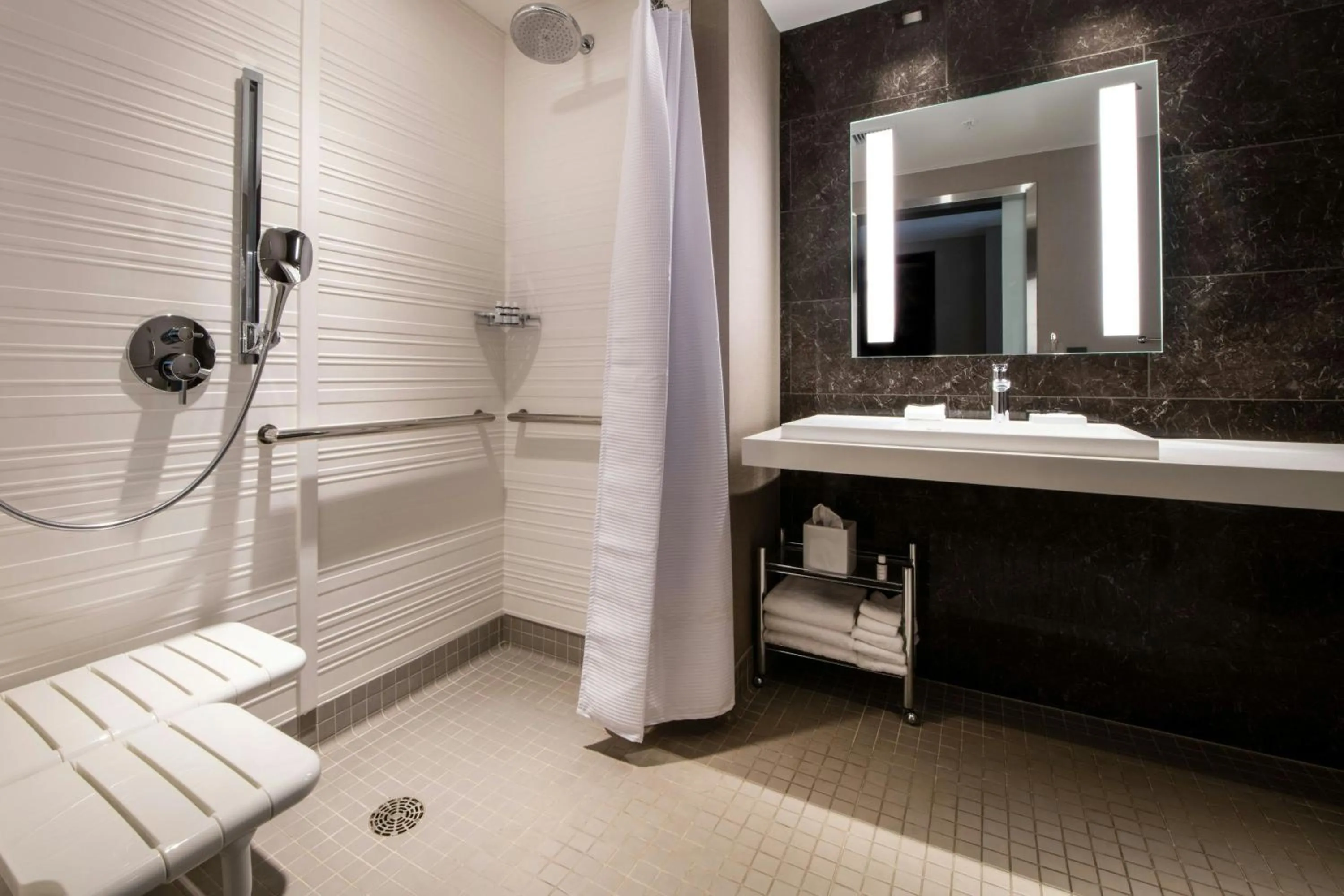 Bathroom in AC Hotel by Marriott Seattle Bellevue/Downtown