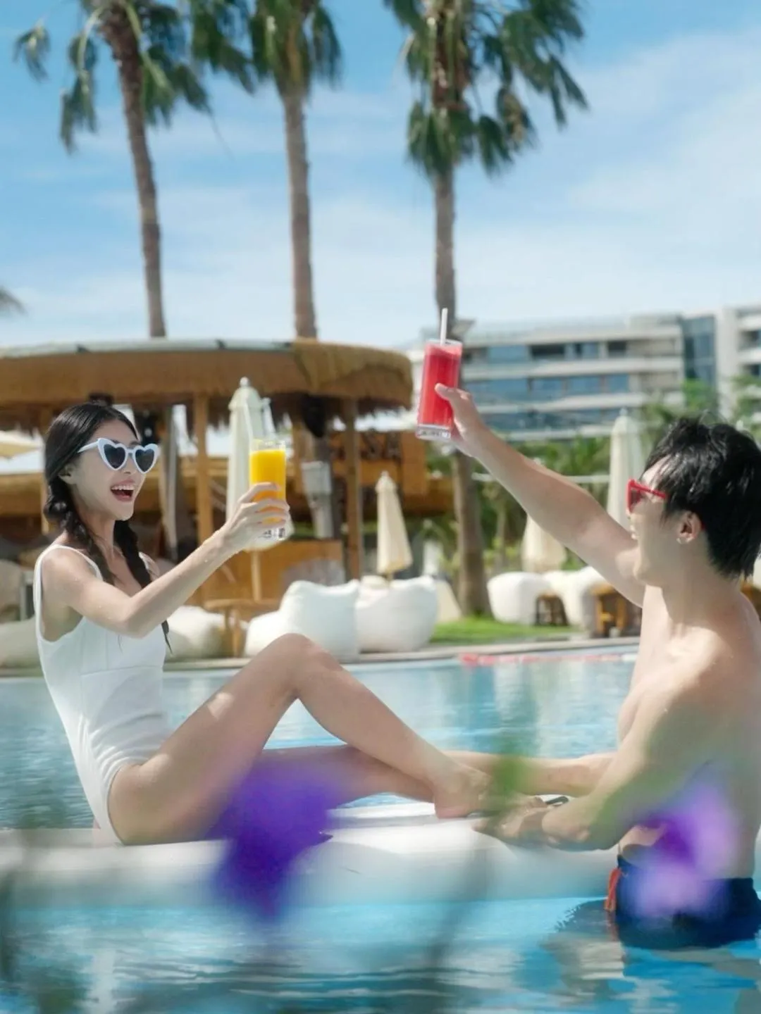 Swimming pool in The Shanhaitian Resort Sanya, Autograph Collection