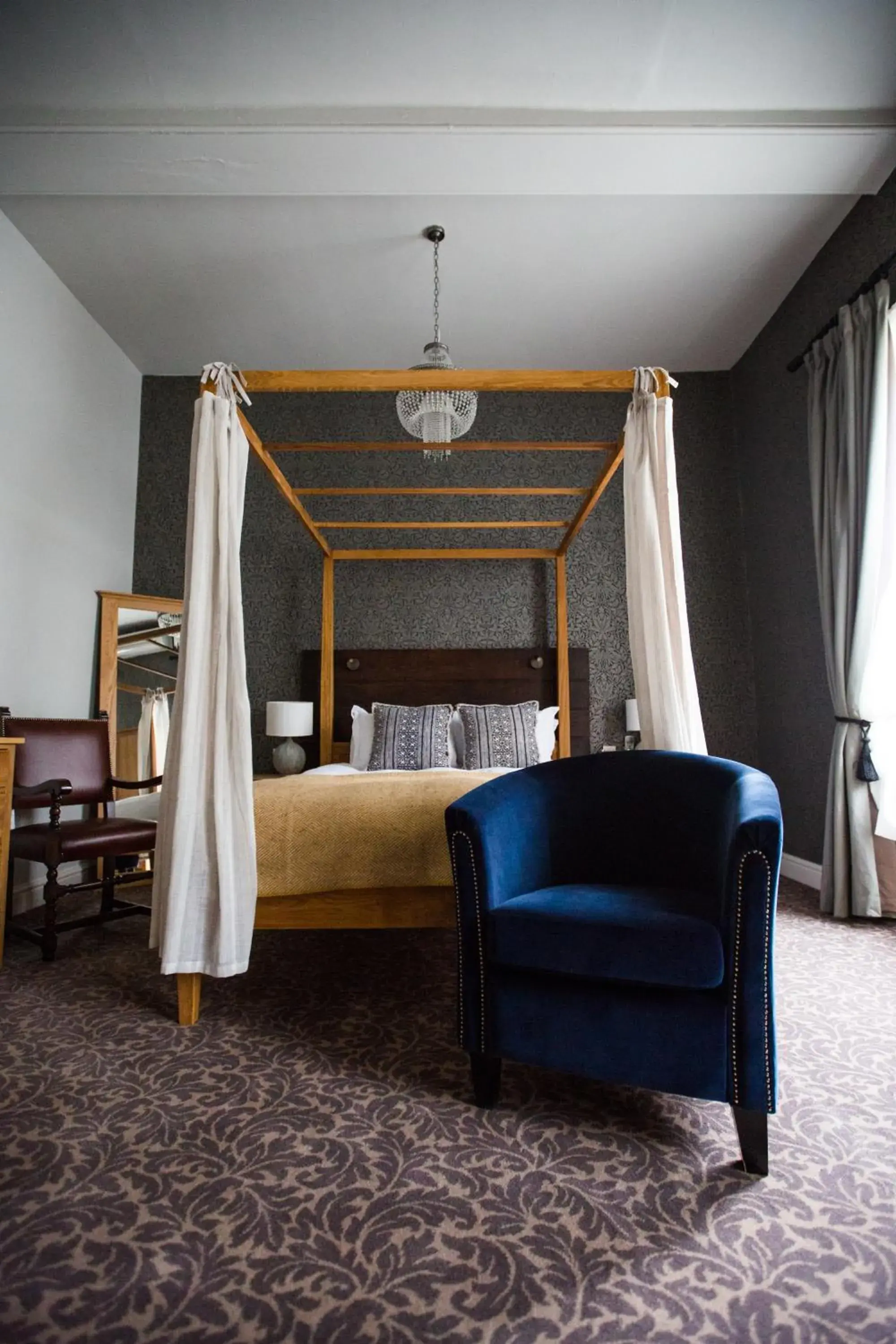 Bedroom, Bed in The Blue Boar Bedroom, Bed in The Blue Boar