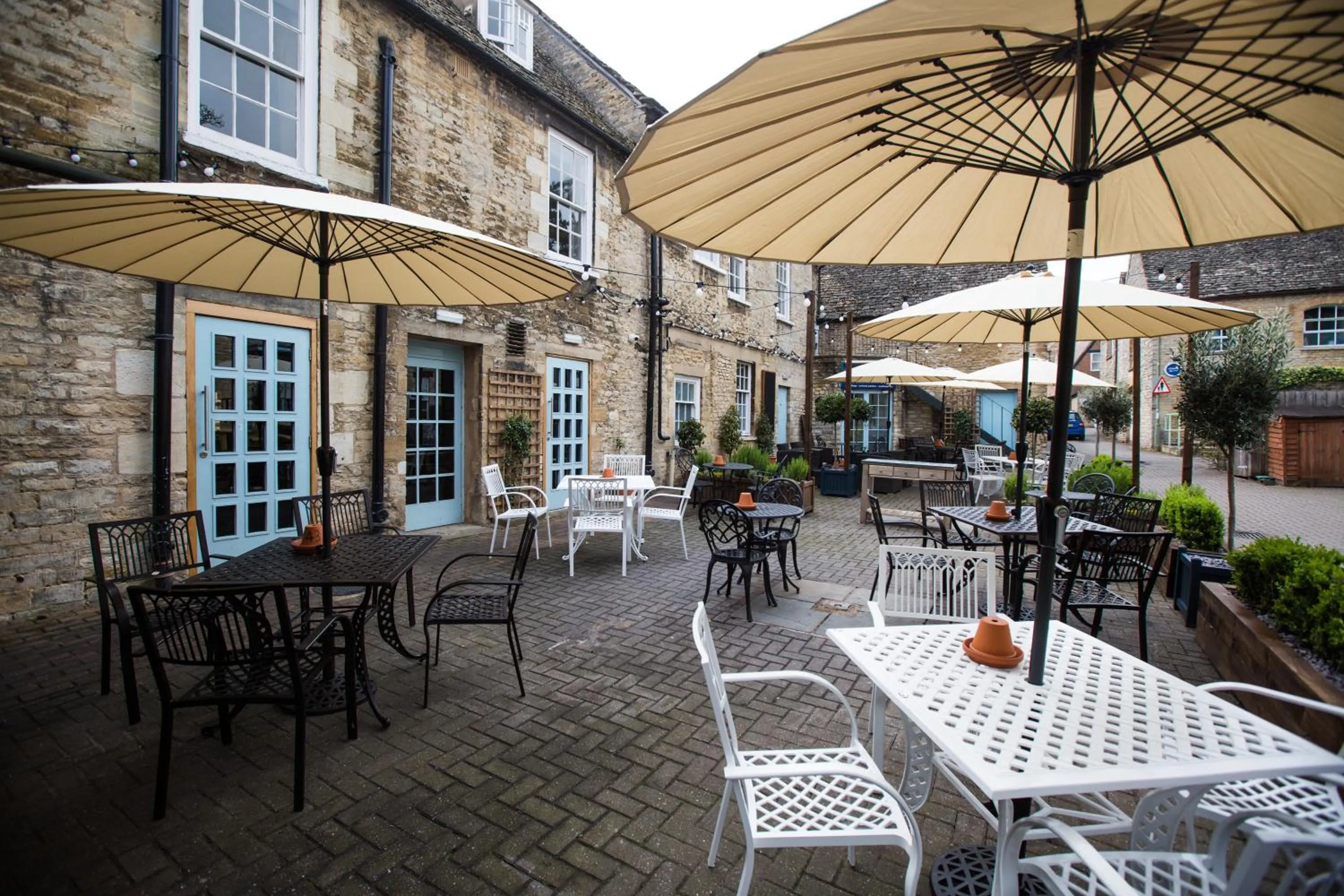 Patio in The Blue Boar