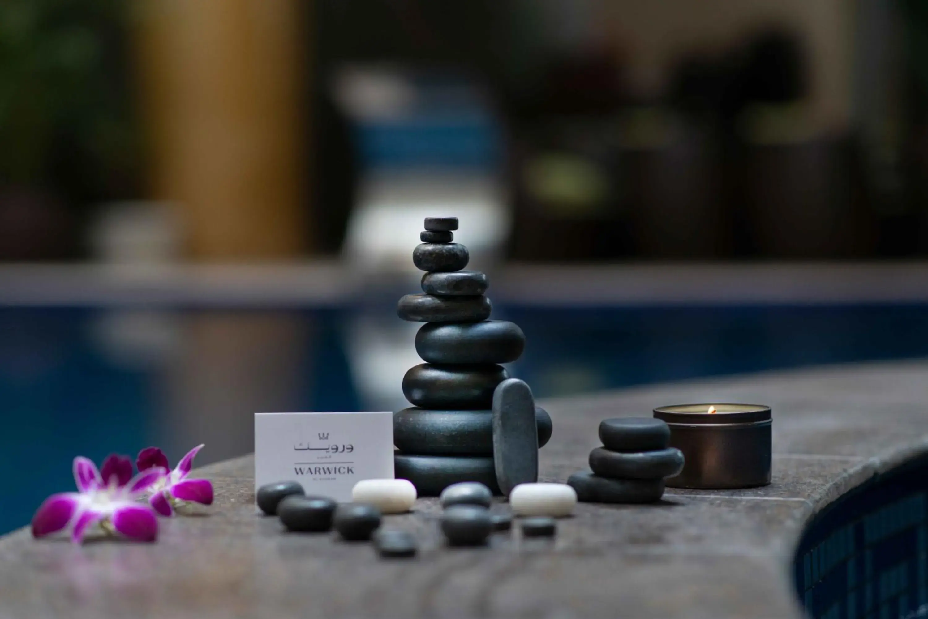 Pool view in Warwick Al Khobar Pool view in Warwick Al Khobar