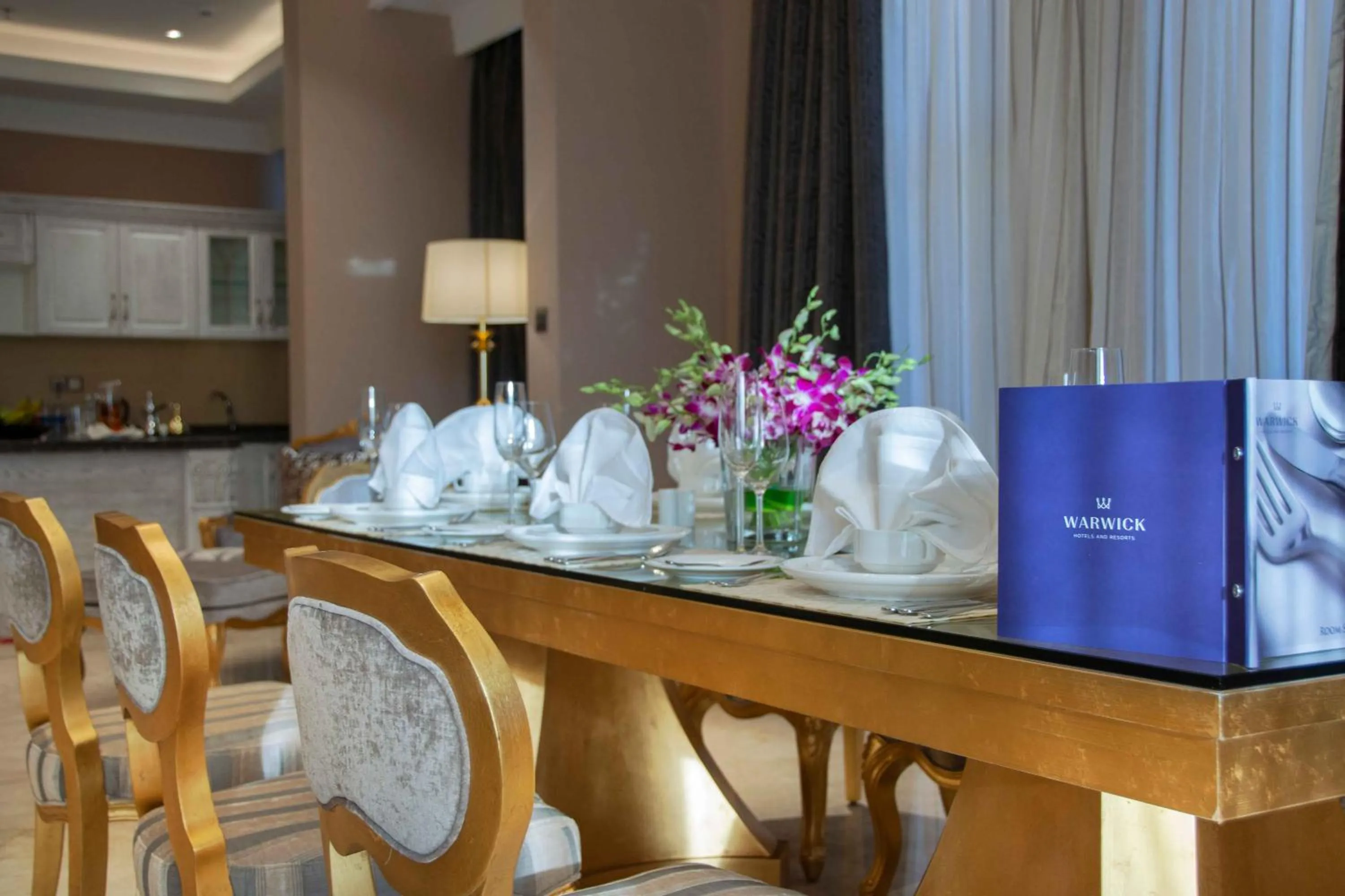 Dining area in Warwick Al Khobar