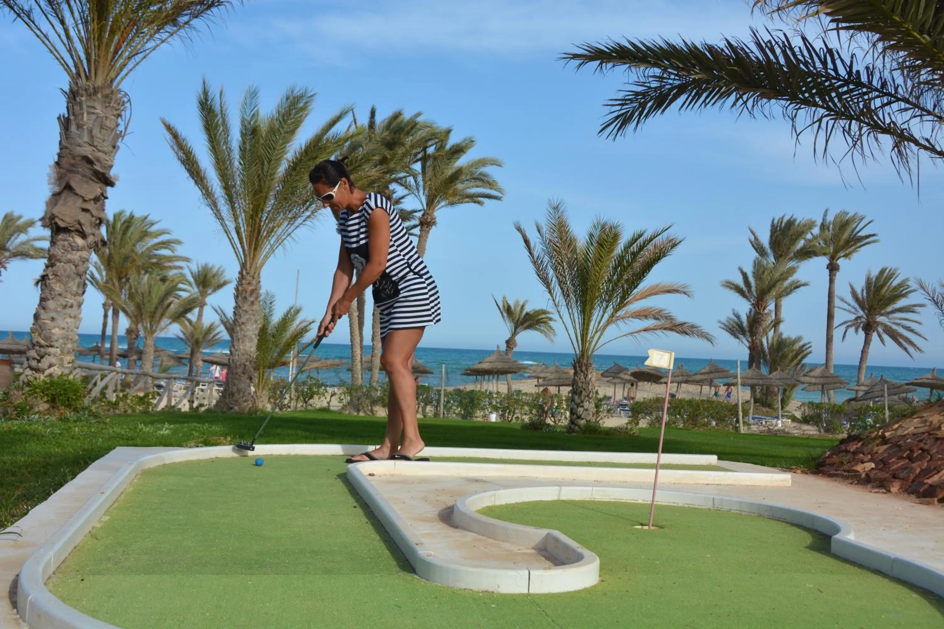 Minigolf in Club Palm Azur Families and Couples