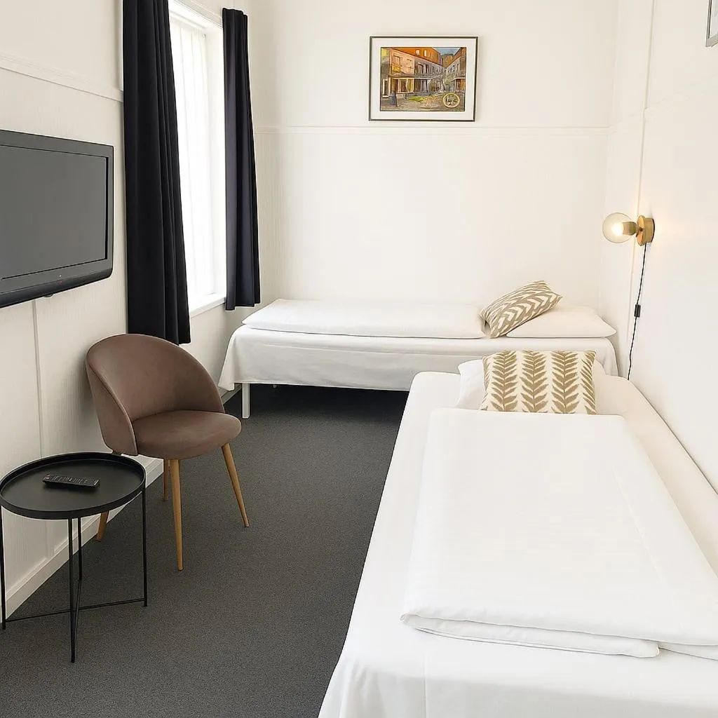 Bedroom, Bed in CentralHotellet