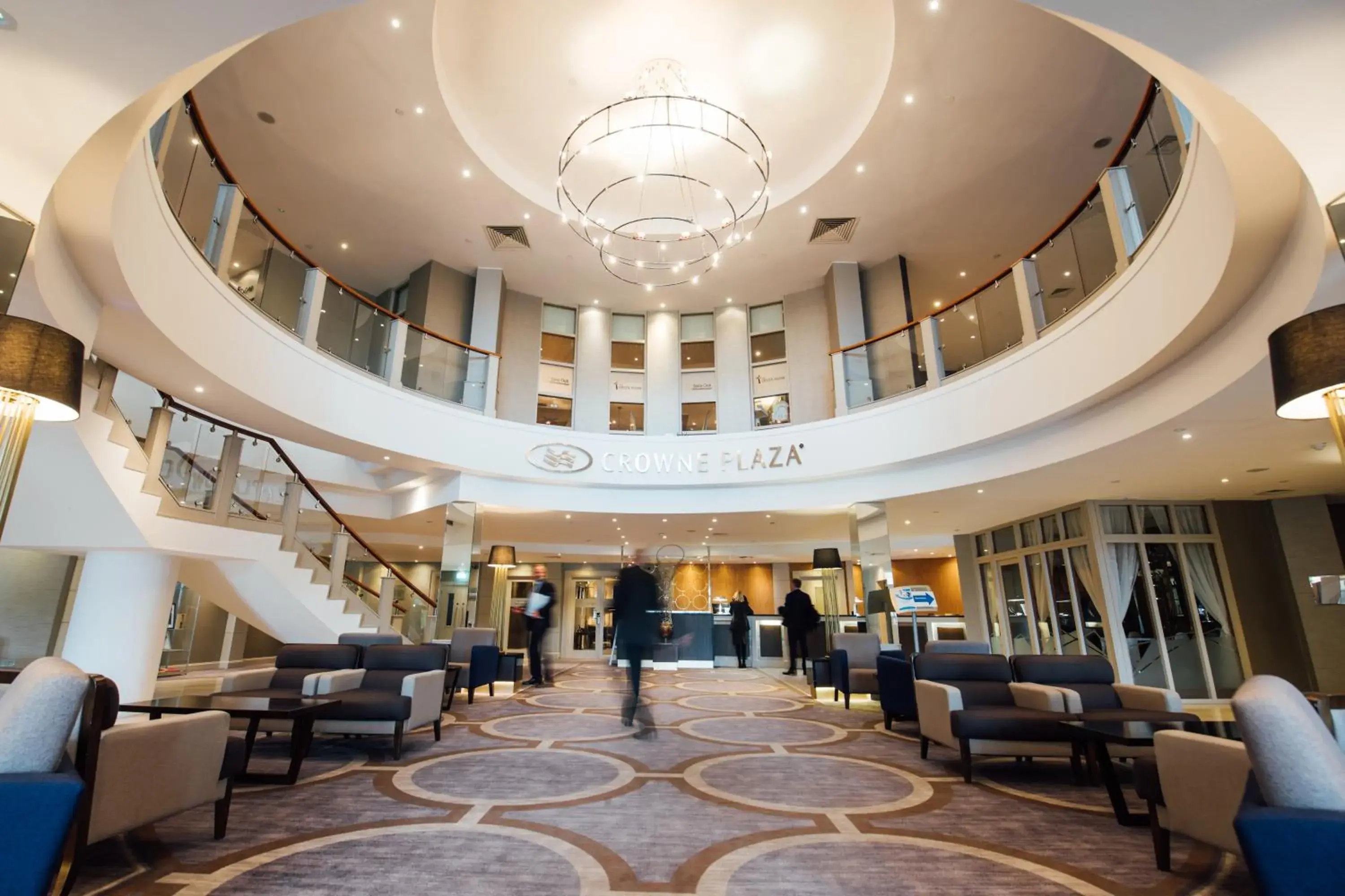 Lobby or reception in Crowne Plaza - Belfast by IHG Lobby or reception in Crowne Plaza - Belfast by IHG