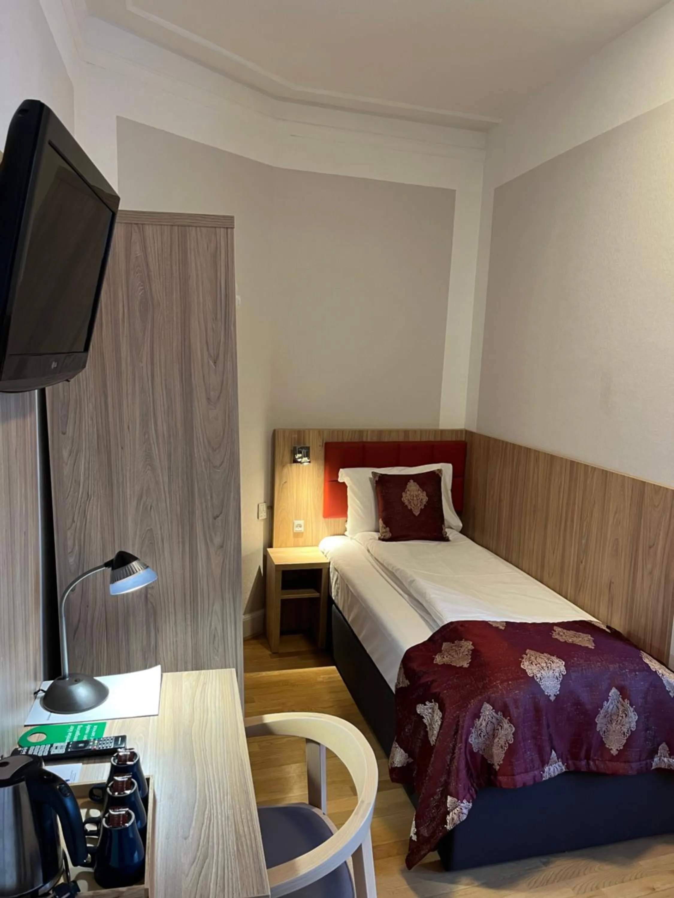 Bed in Hotel Skandia