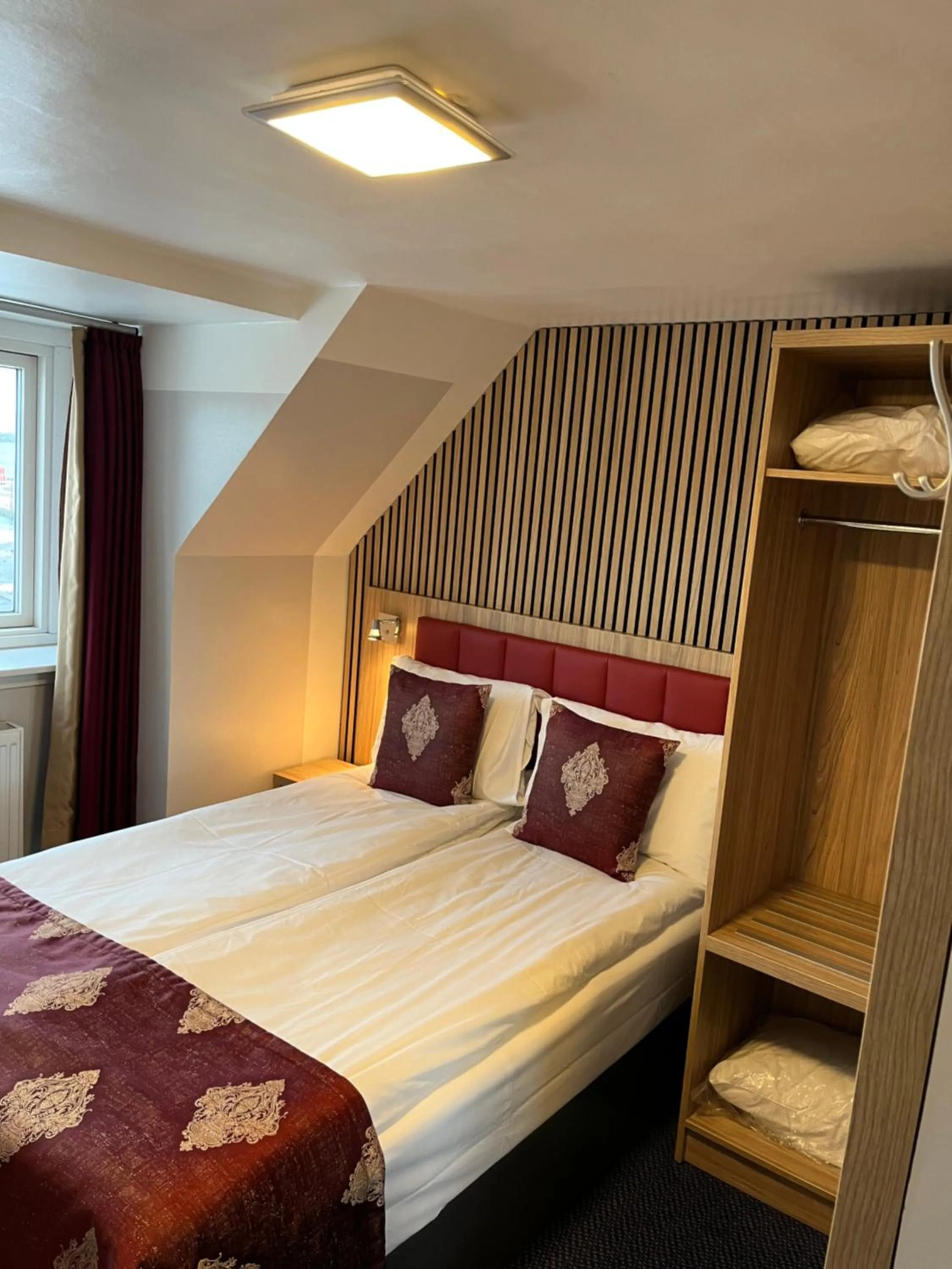 Bed in Hotel Skandia